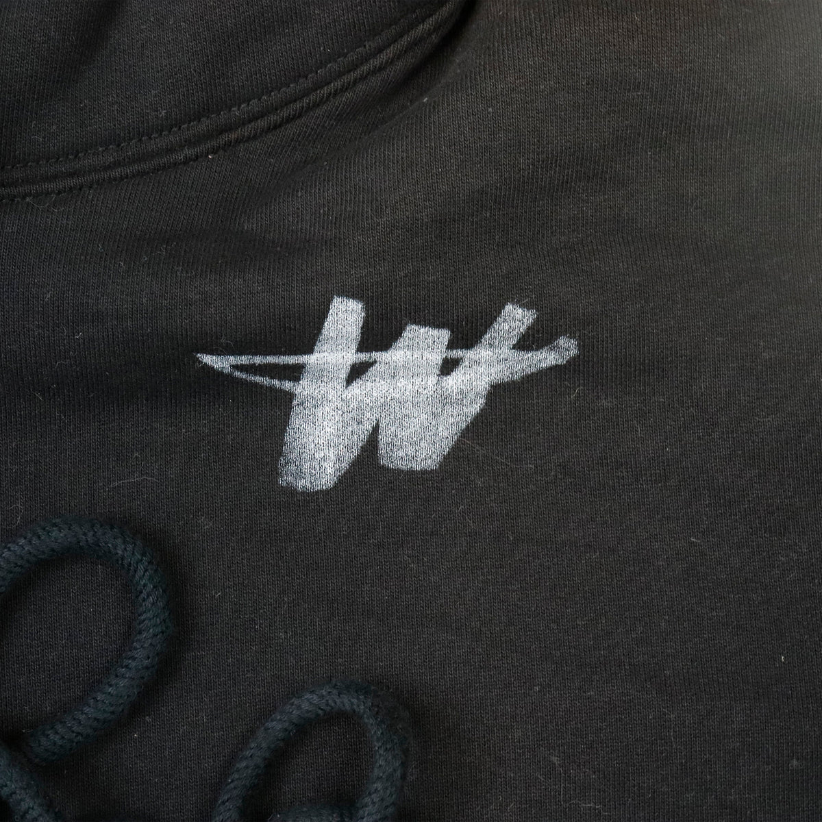 Vintage We11done Embroidered Logo Pullover Hoodie Size L