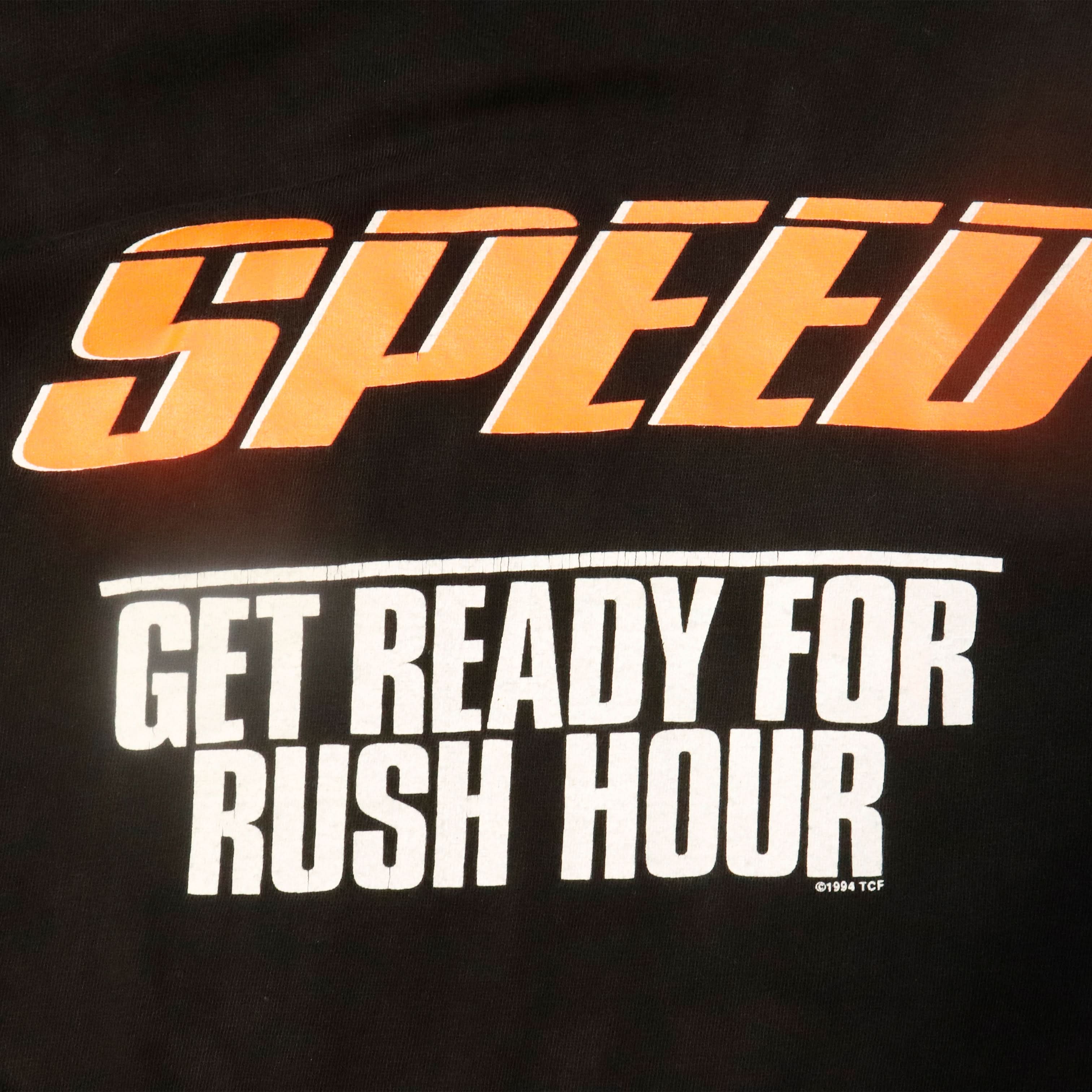 Vintage 1994 Speedo Get Ready For Rush Hour Graphic T-Shirt Size XL