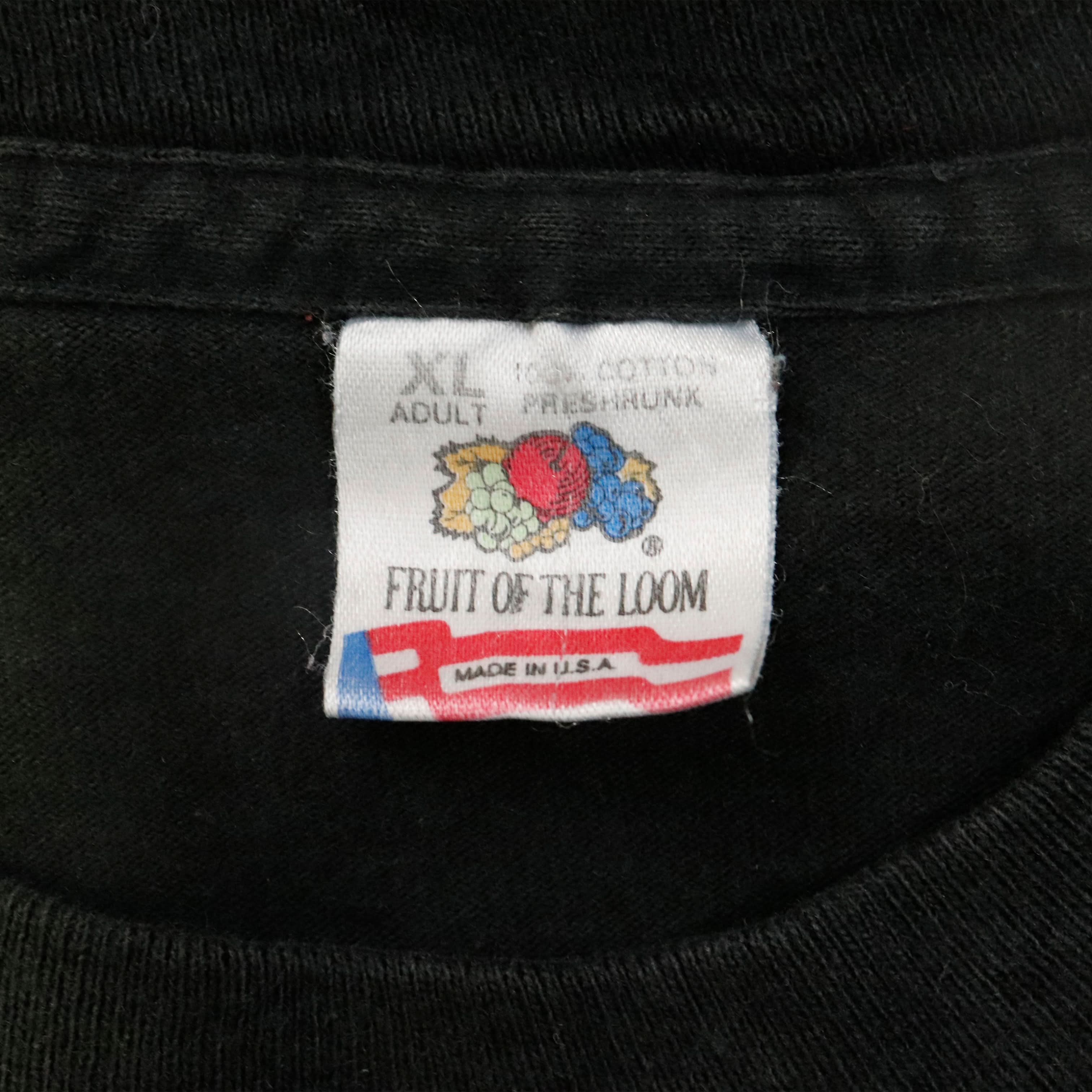 Vintage 1995 Fruit of the Loom Periodic Table Graphic T-Shirt Size XL