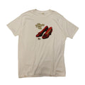 Vintage 1992 The Wizard of Oz Slippers Glitter Print T-Shirt One Size