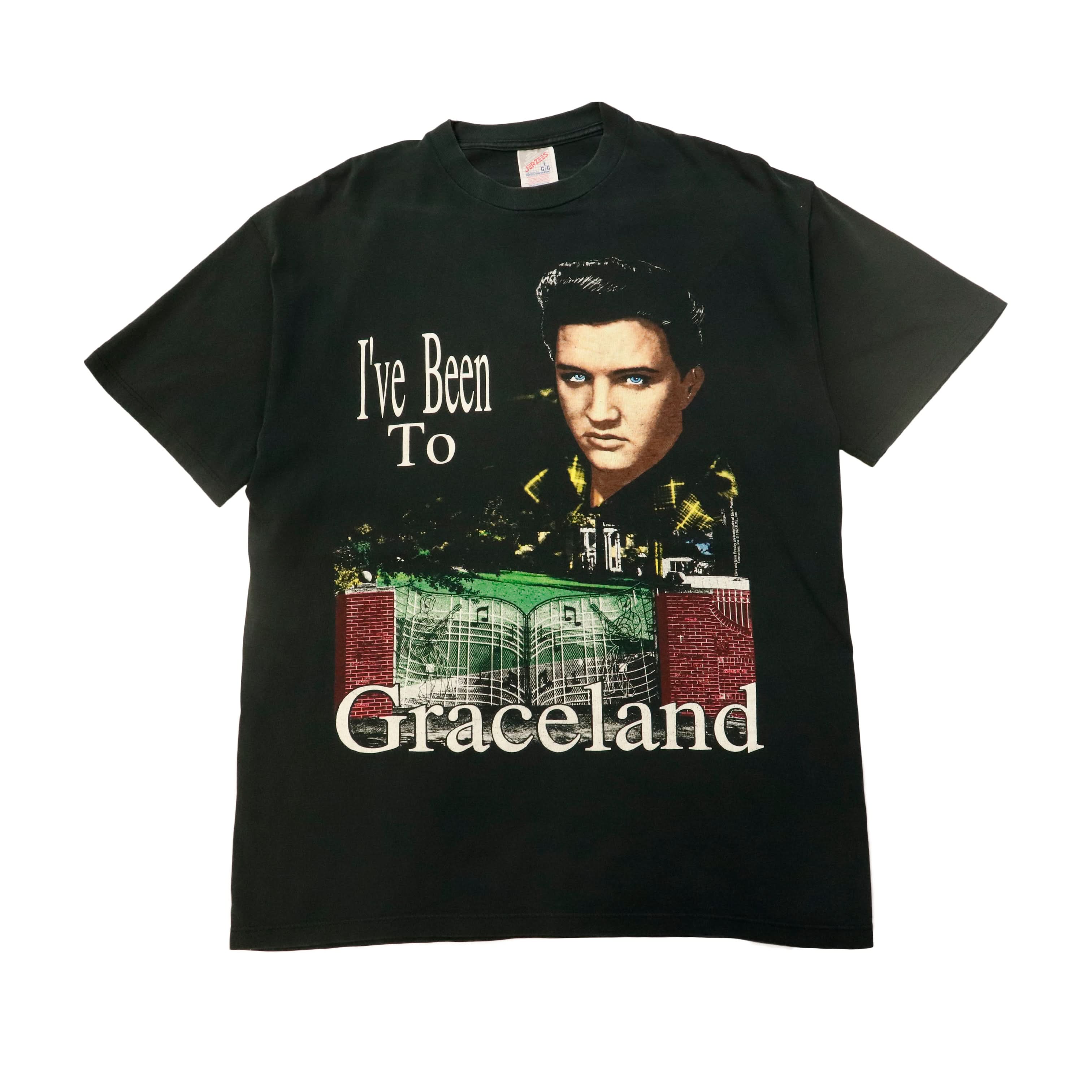 Vintage 1992 Elvis Presley Graceland Graphic T-Shirt Size L