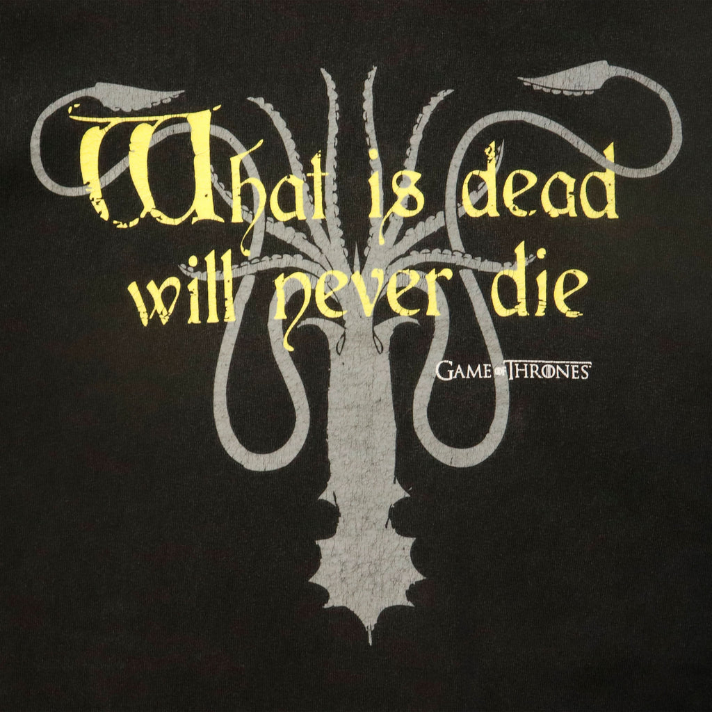 Vintage Game of Thrones HBO What is dead will never die Graphic T-Shirt