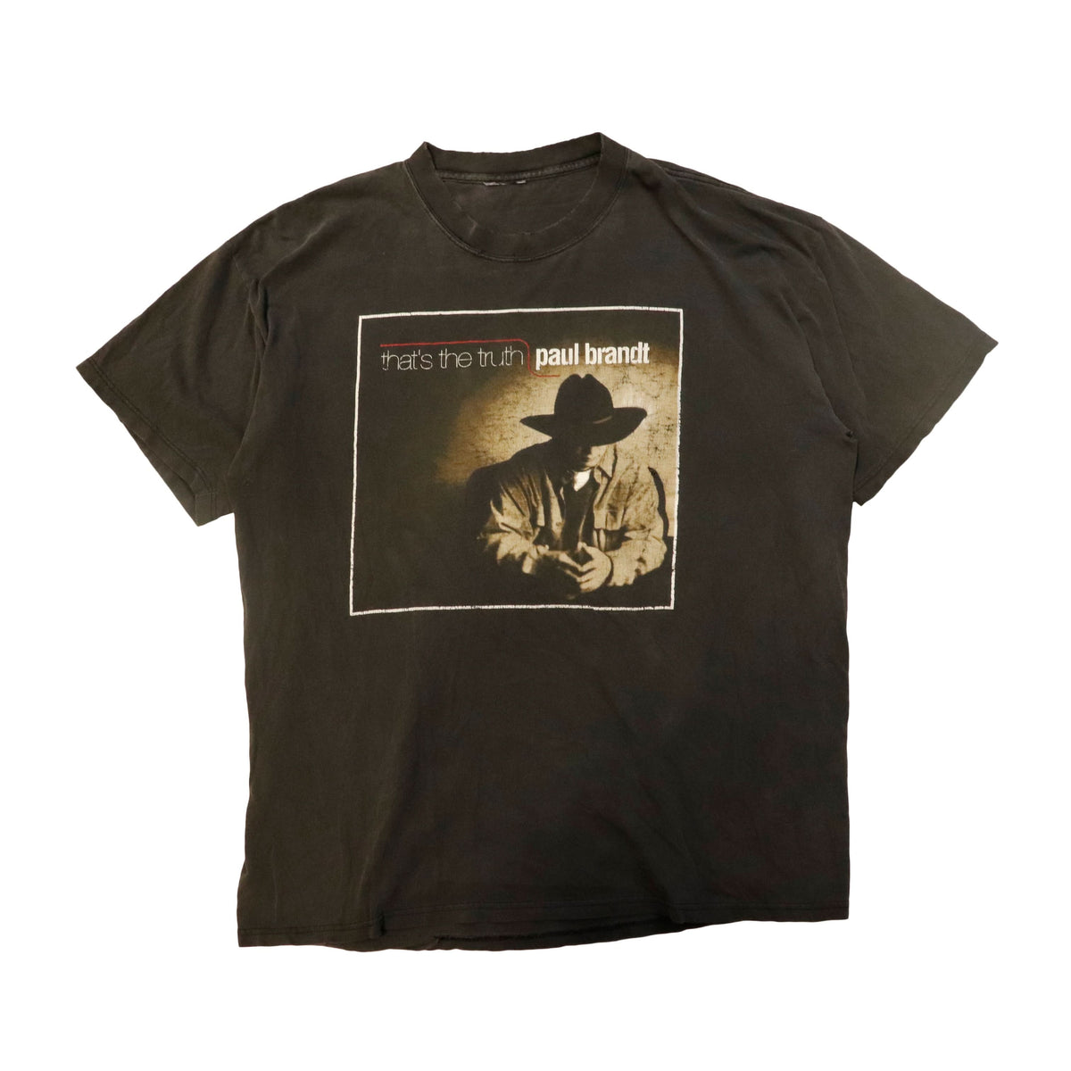 Vintage Paul Brandt "That's the Truth" Country Rock Tour T-Shirt Size N/A