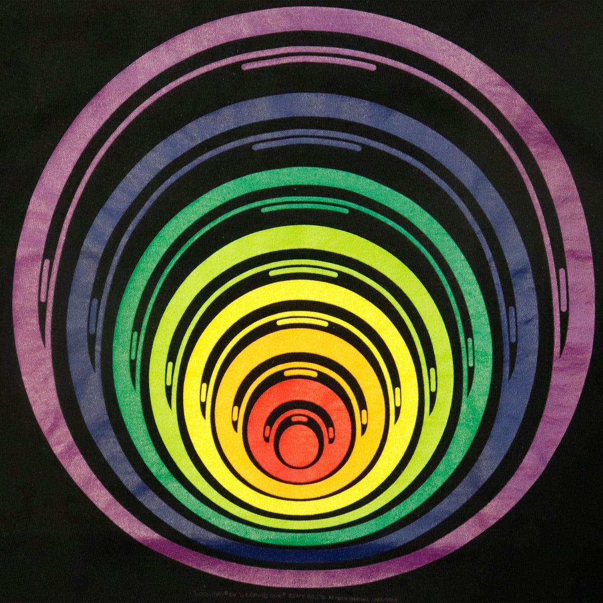 Vintage Baby Milo Rainbow Target Graphic T-Shirt Size M Bape