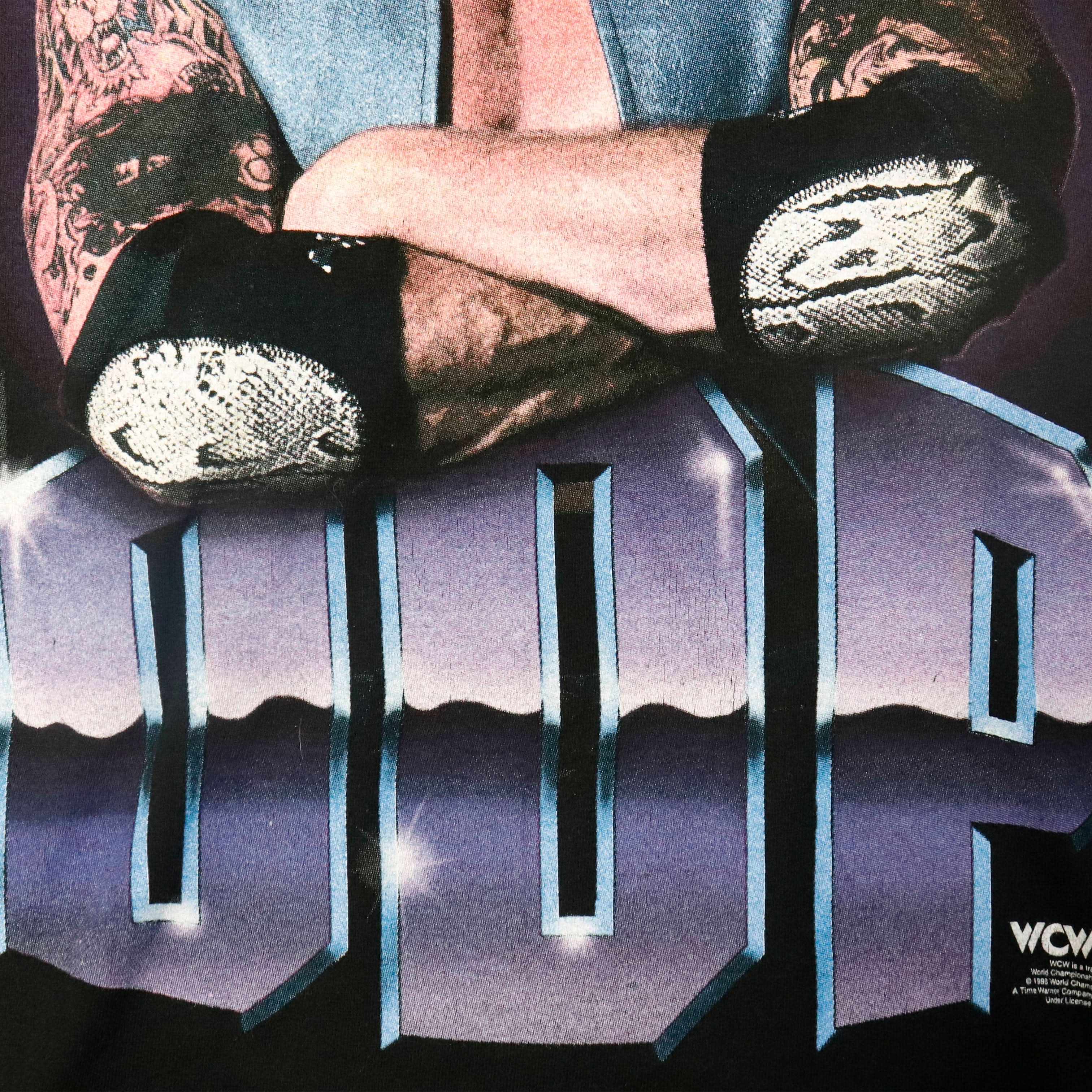 Vintage 1998 WCW DDP Wrestling WWF Graphic T-Shirt Size XL