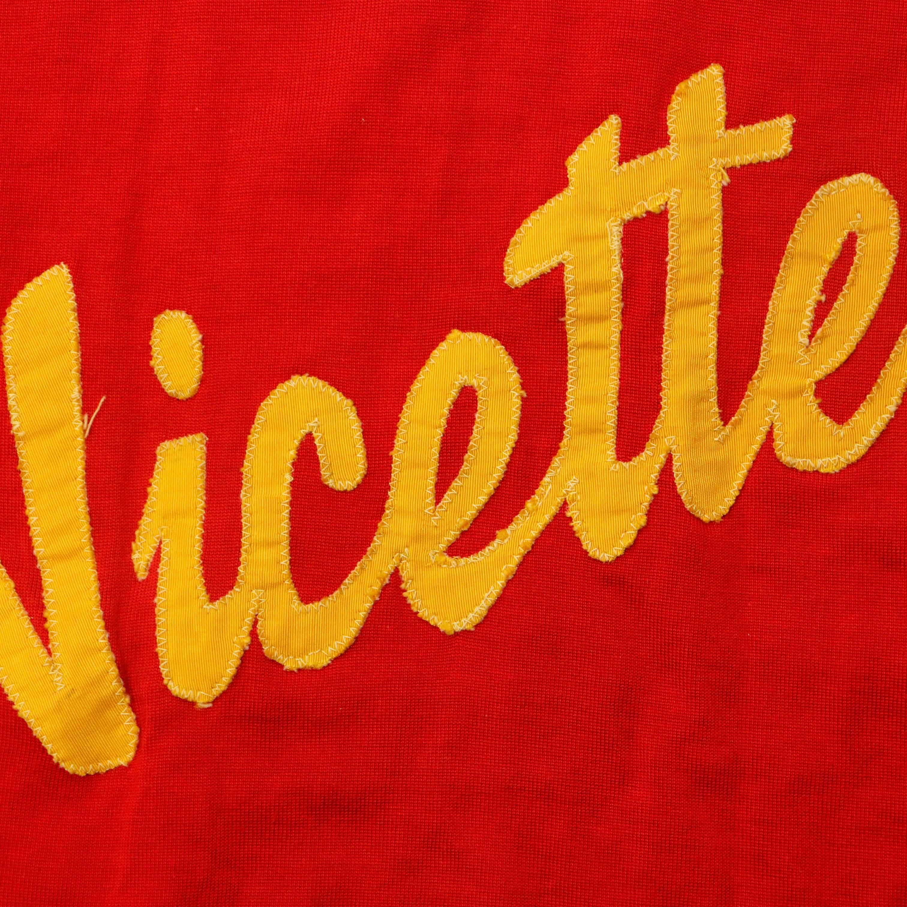 Vintage 50s Jersey Vicettes #28 Two-Tone Long Sleeve Shirt Size N/A