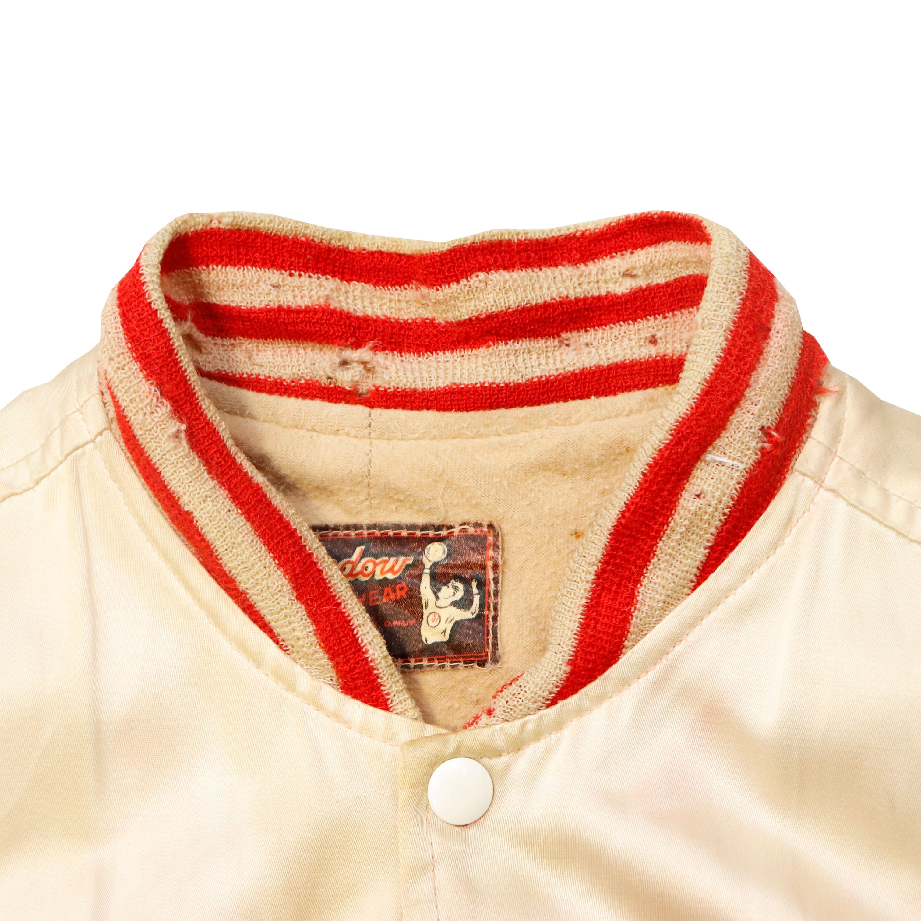 Vintage 40s Sandow Sportswear Alberni Athletics Satin Jacket