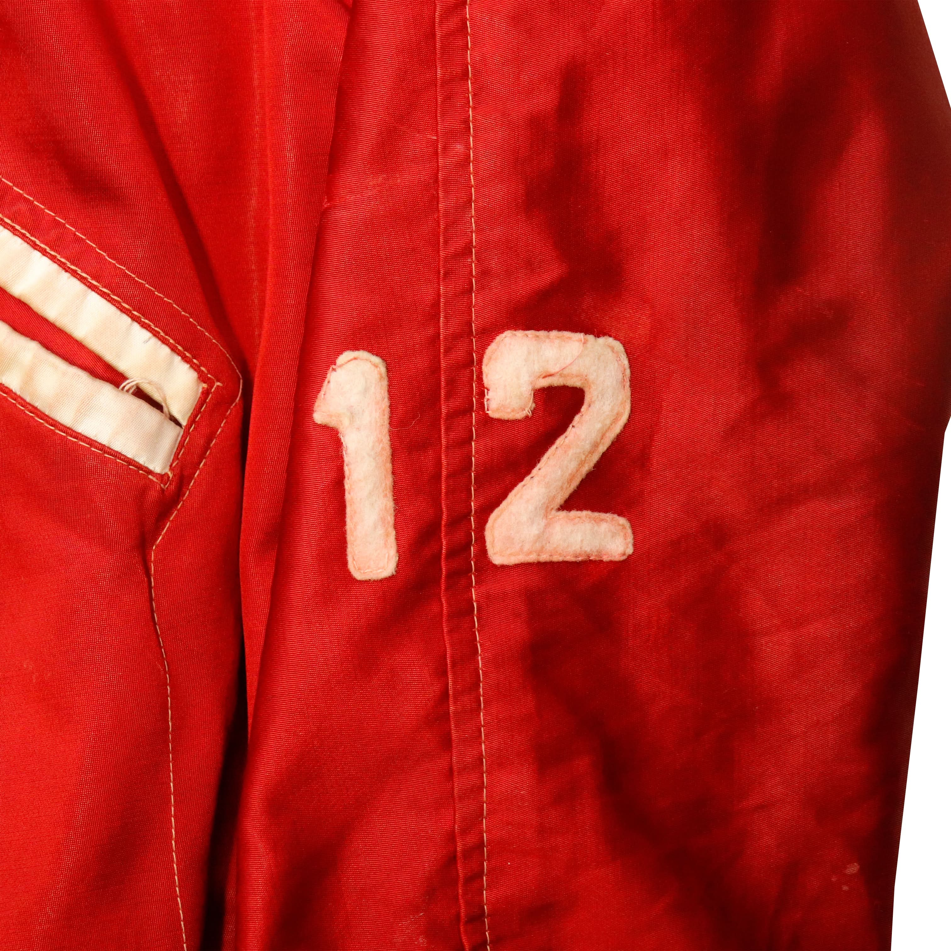 Vintage 40s Sandow Sportswear Alberni Athletics Satin Jacket