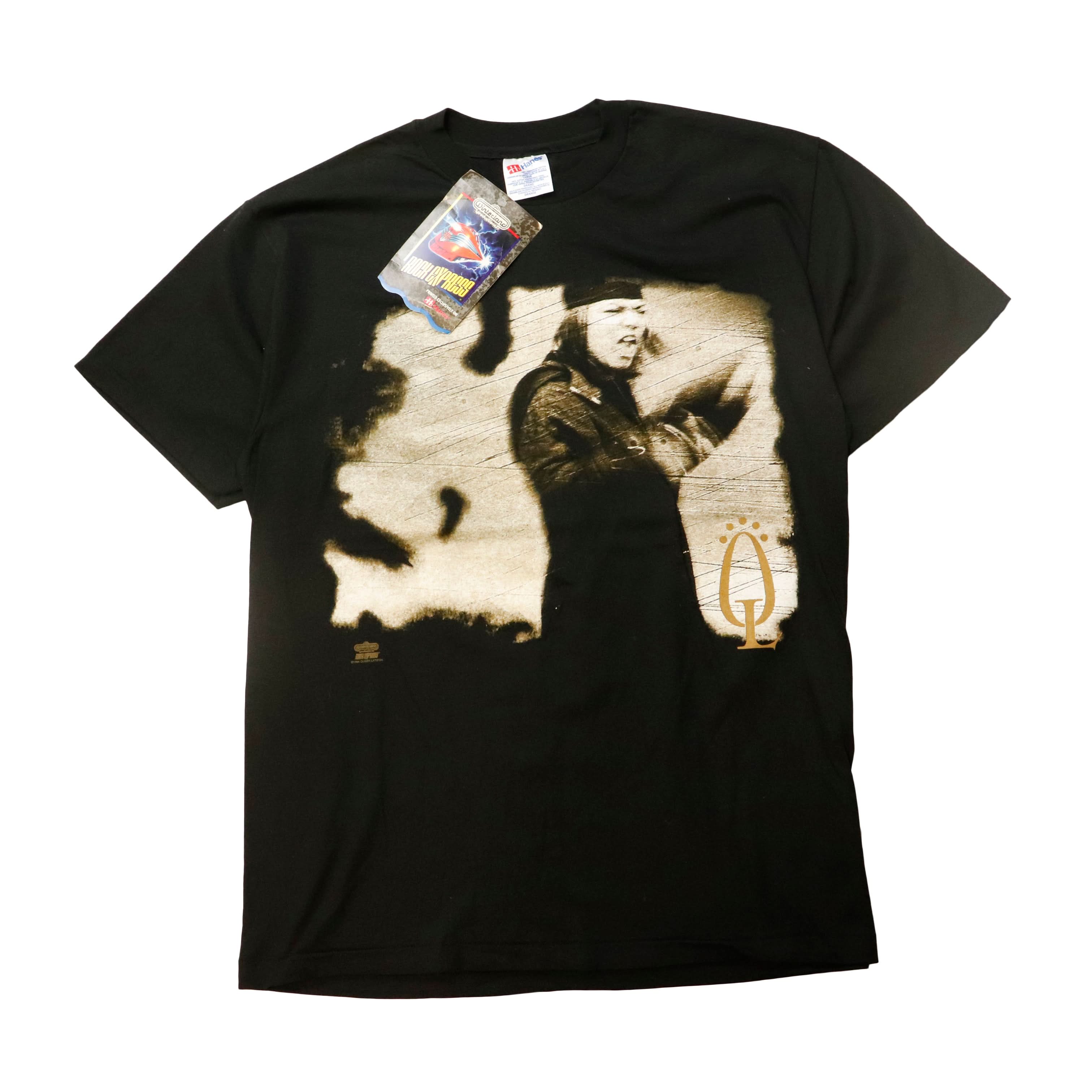Vintage 1994 Queen Latifah Rap Graphic T-Shirt Size L Deastock