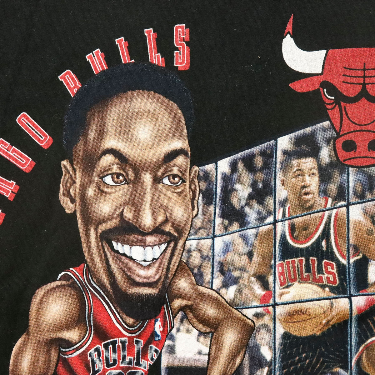 Vintage Pro Player Scottie Pippen Chicago Bulls Graphic T-Shirt Size XXL