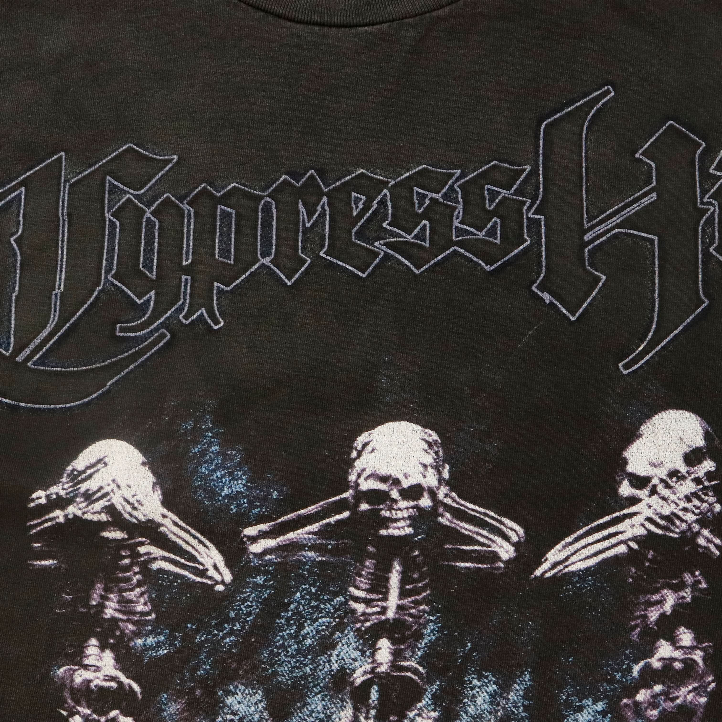 Vintage 1998 Cypress Hill Skeleton Rap Graphic T-Shirt