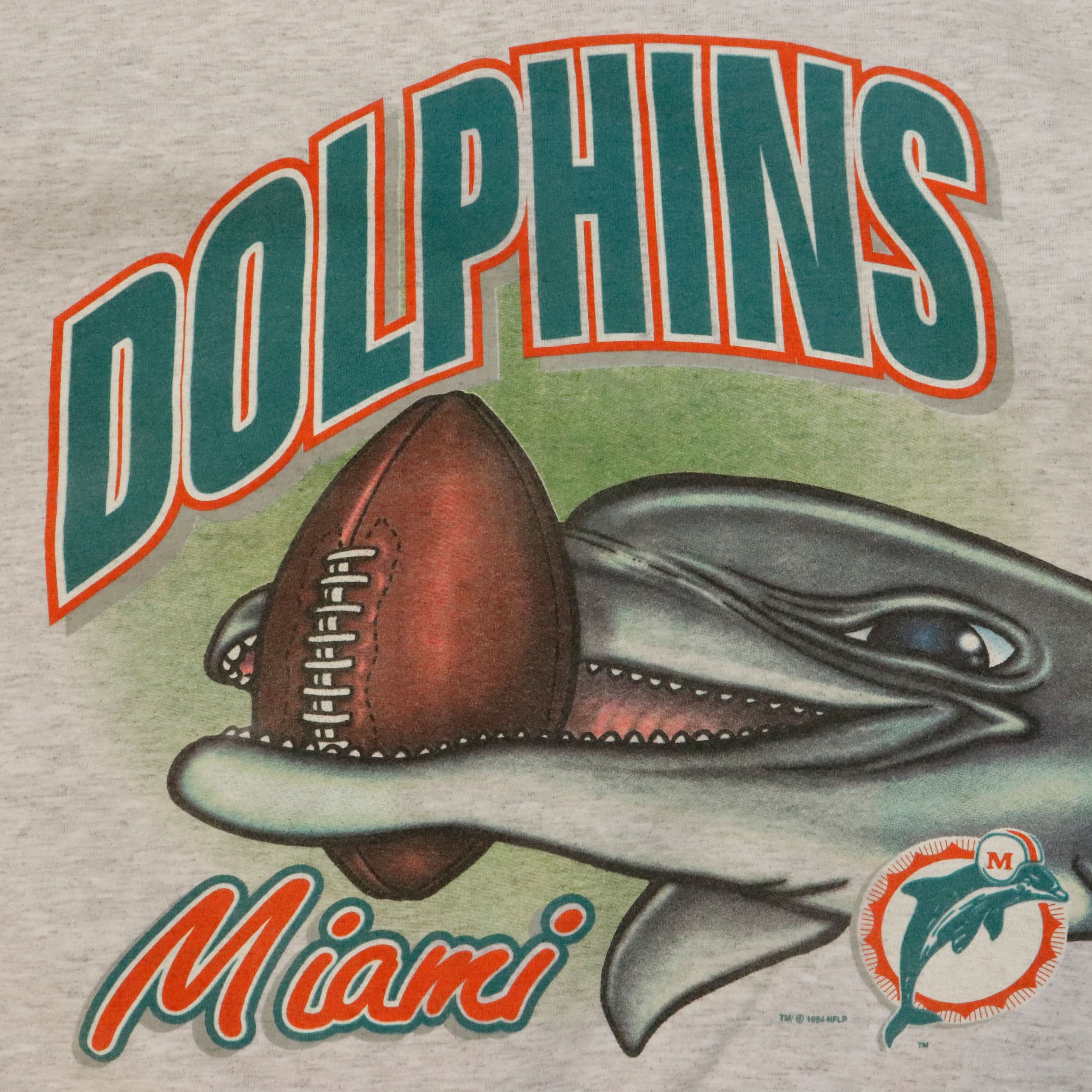 Vintage 1994 Salem Sportswear Miami Dolphins Graphic Sweatshirt Size XL