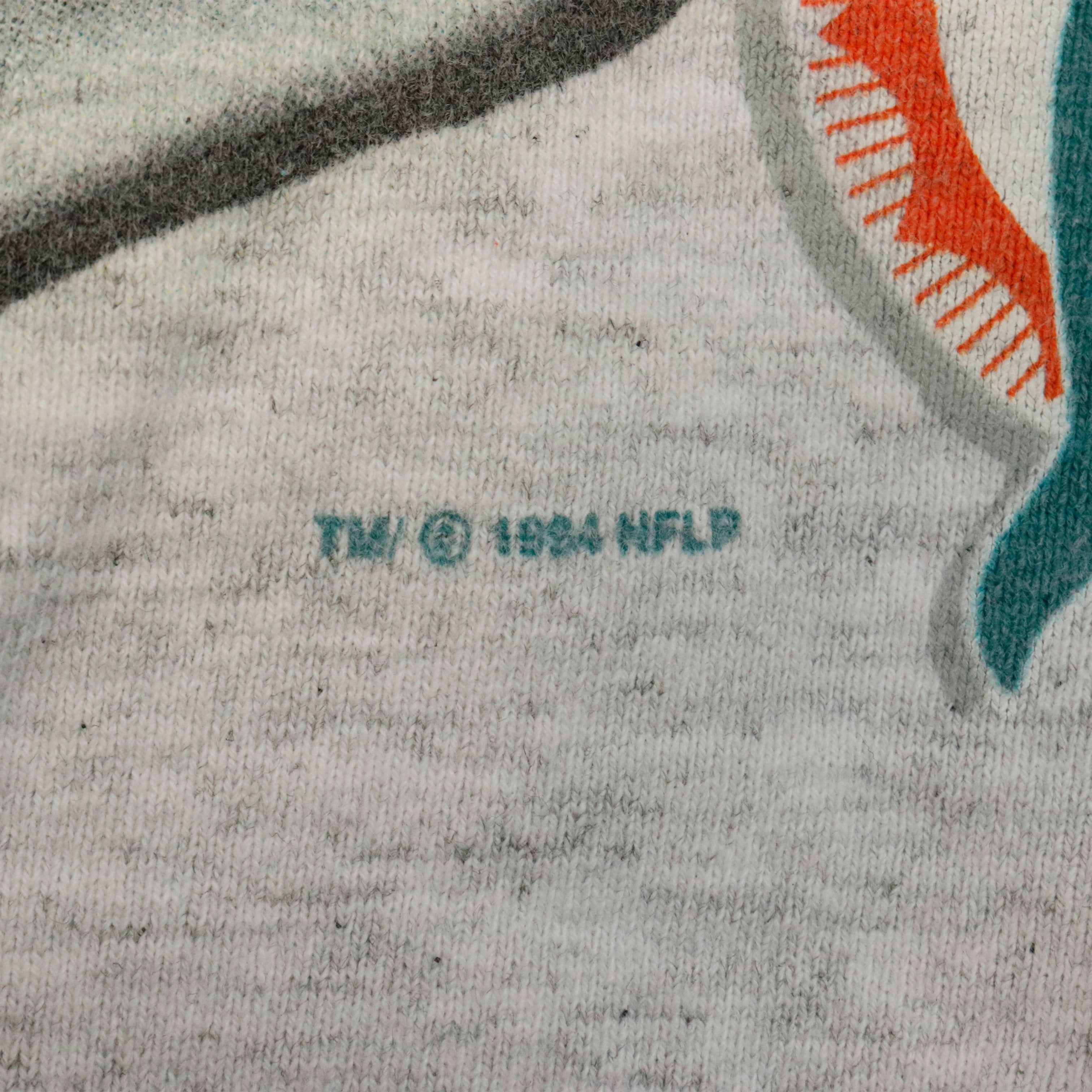 Vintage 1994 Salem Sportswear Miami Dolphins Graphic Sweatshirt Size XL