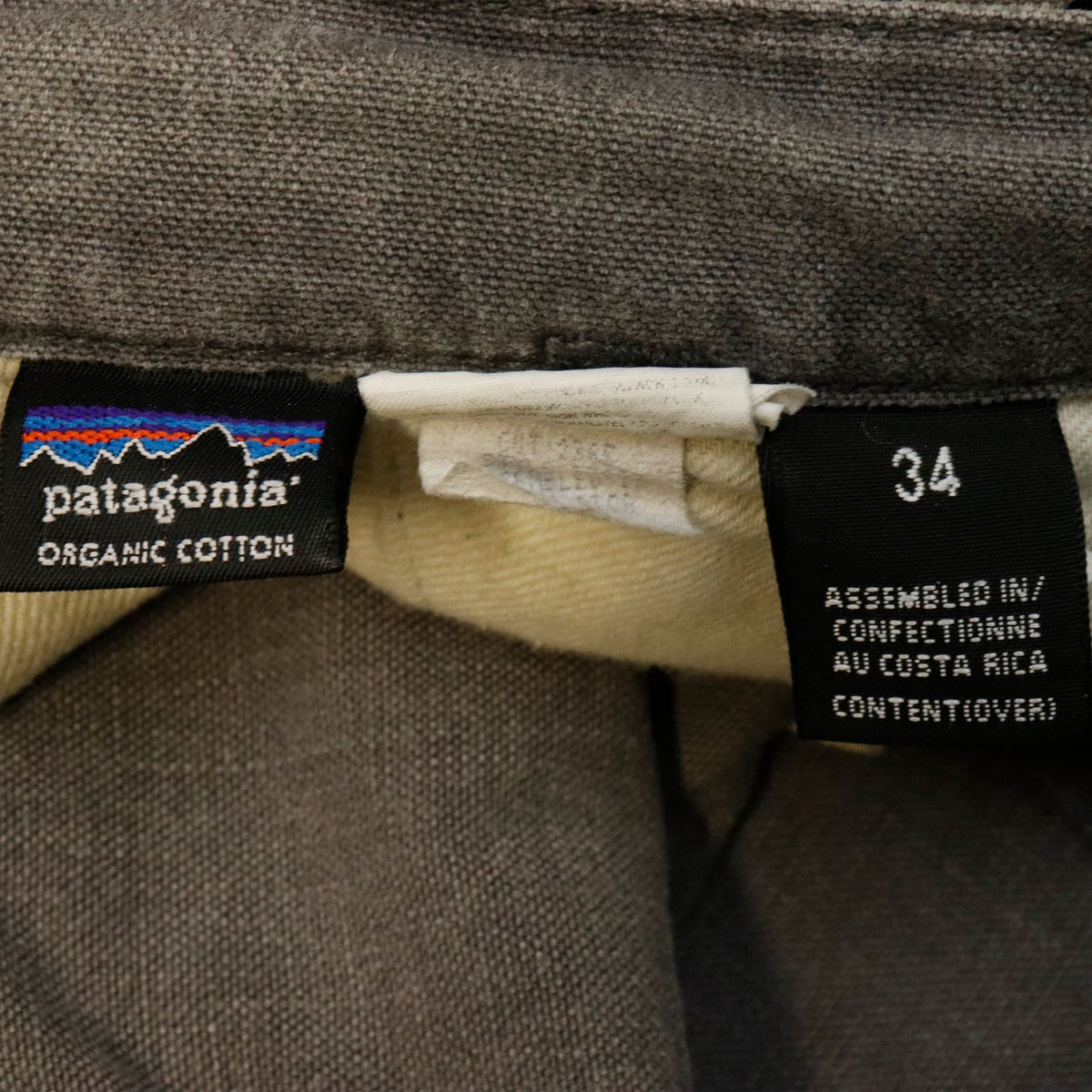 Vintage Patagonia Organic Cotton Canvas Stand Up Shorts Size 34