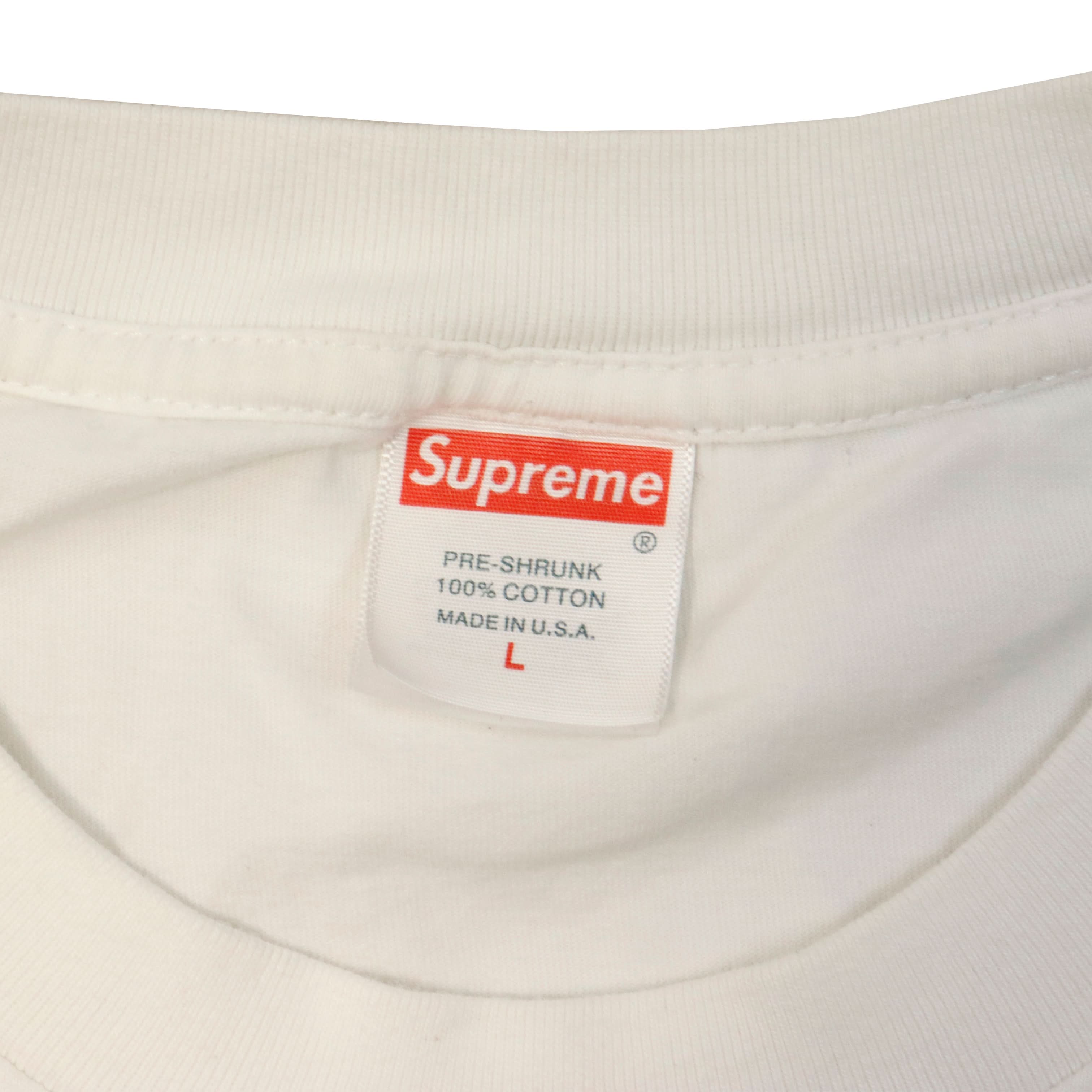 Vintage Supreme Blue Bandana Box Logo T-Shirt Size L
