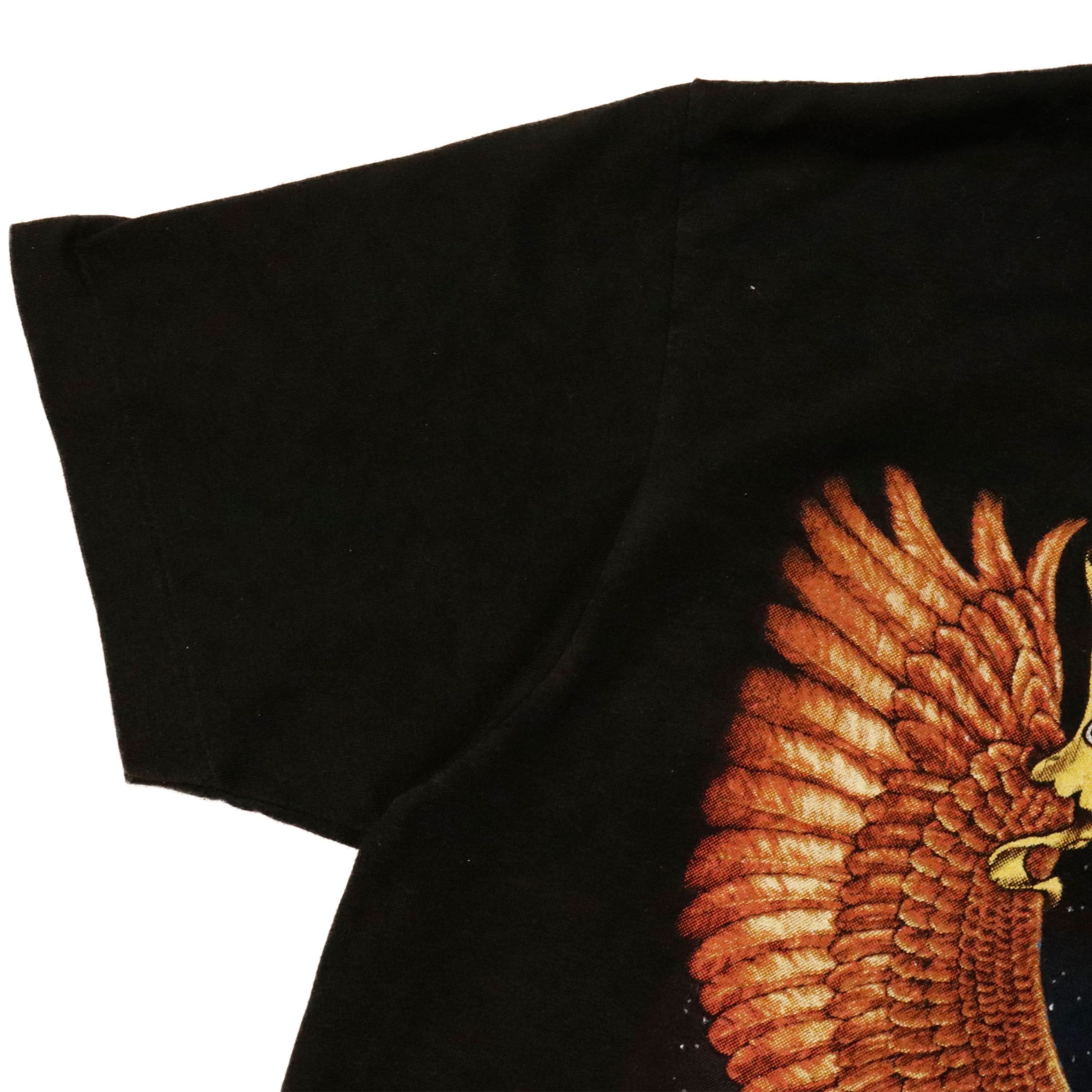 Vintage 3D Emblem 1990 Harley-Davidson Eagle Graphic T-Shirt Size M
