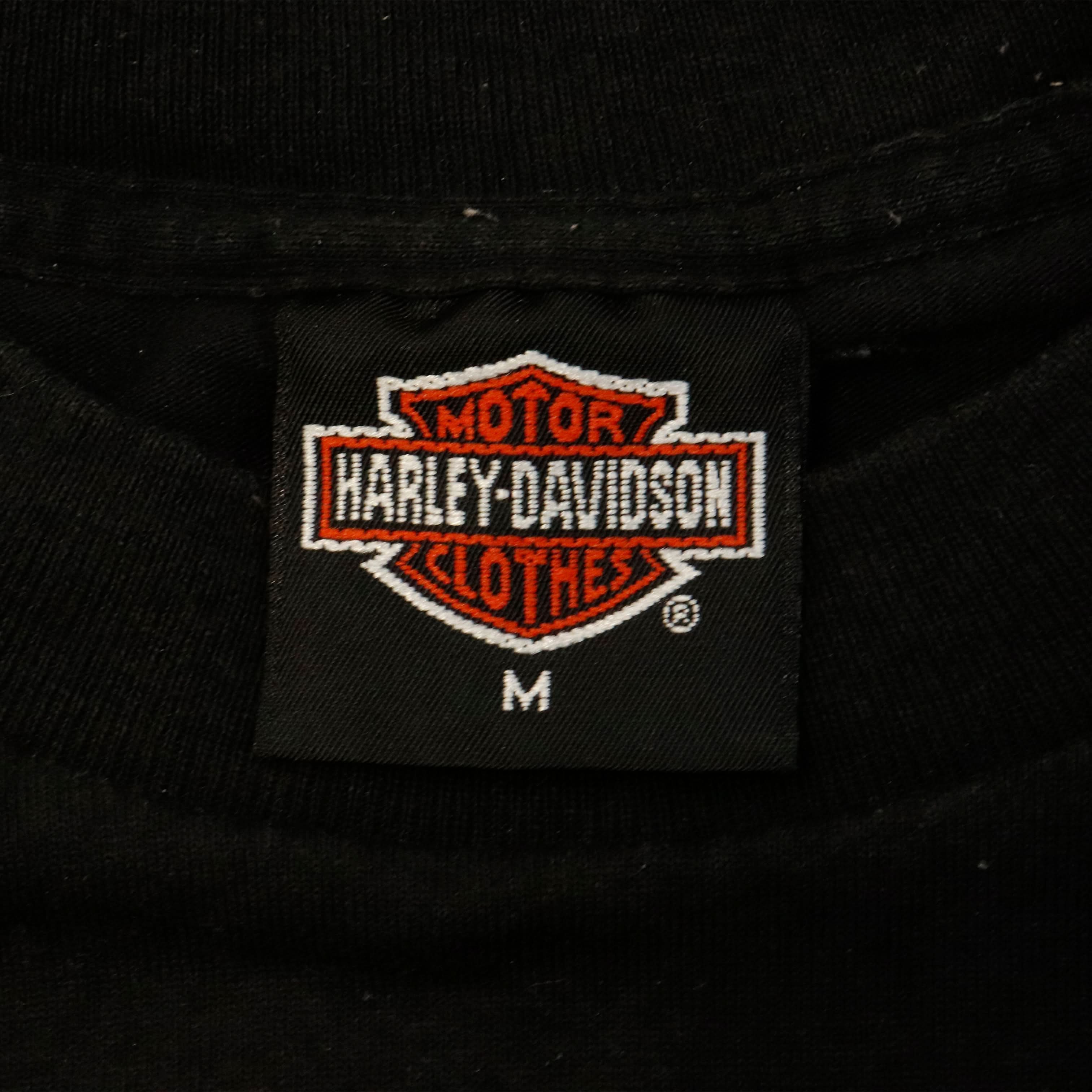 Vintage 3D Emblem 1990 Harley-Davidson Eagle Graphic T-Shirt Size M