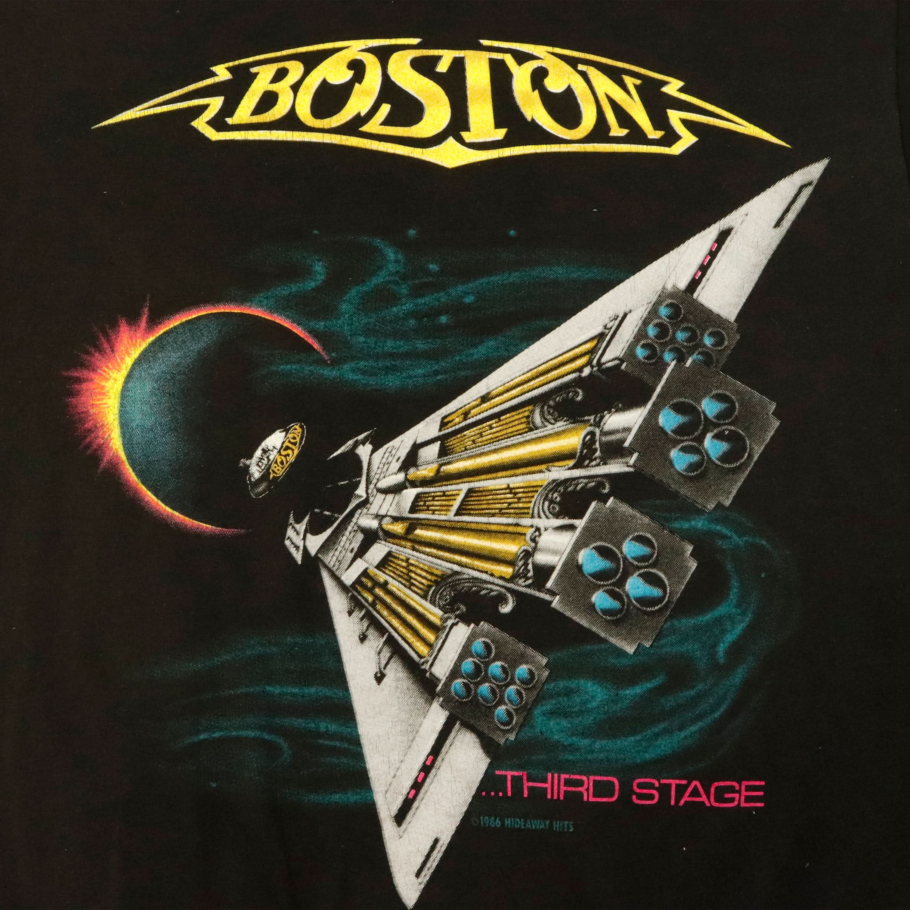 Vintage 1986 Boston Third Stage Tour Graphic T-Shirt Size M