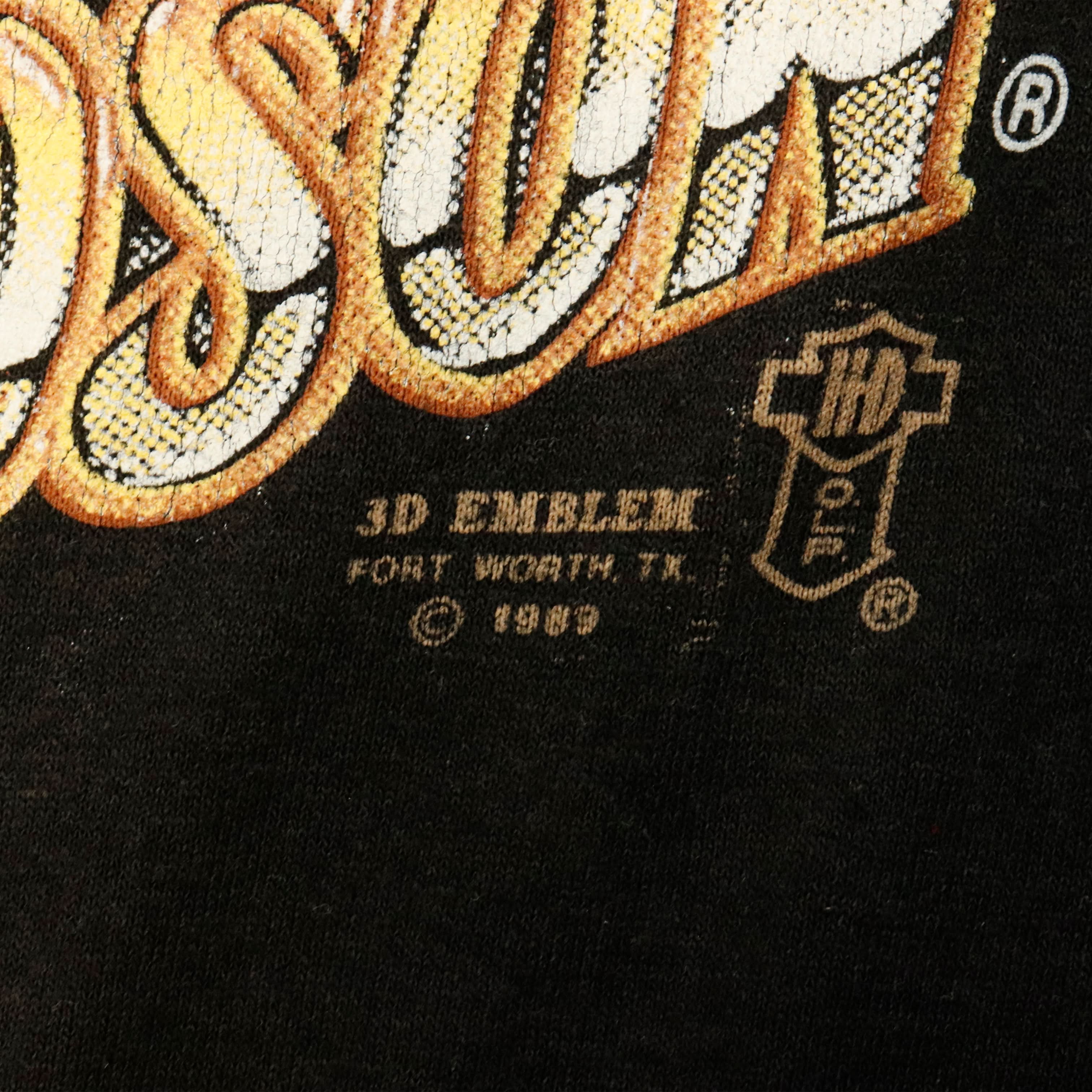 Vintage 3D Emblem 1989 Harley-Davidson Eagle Graphic T-Shirt Size M