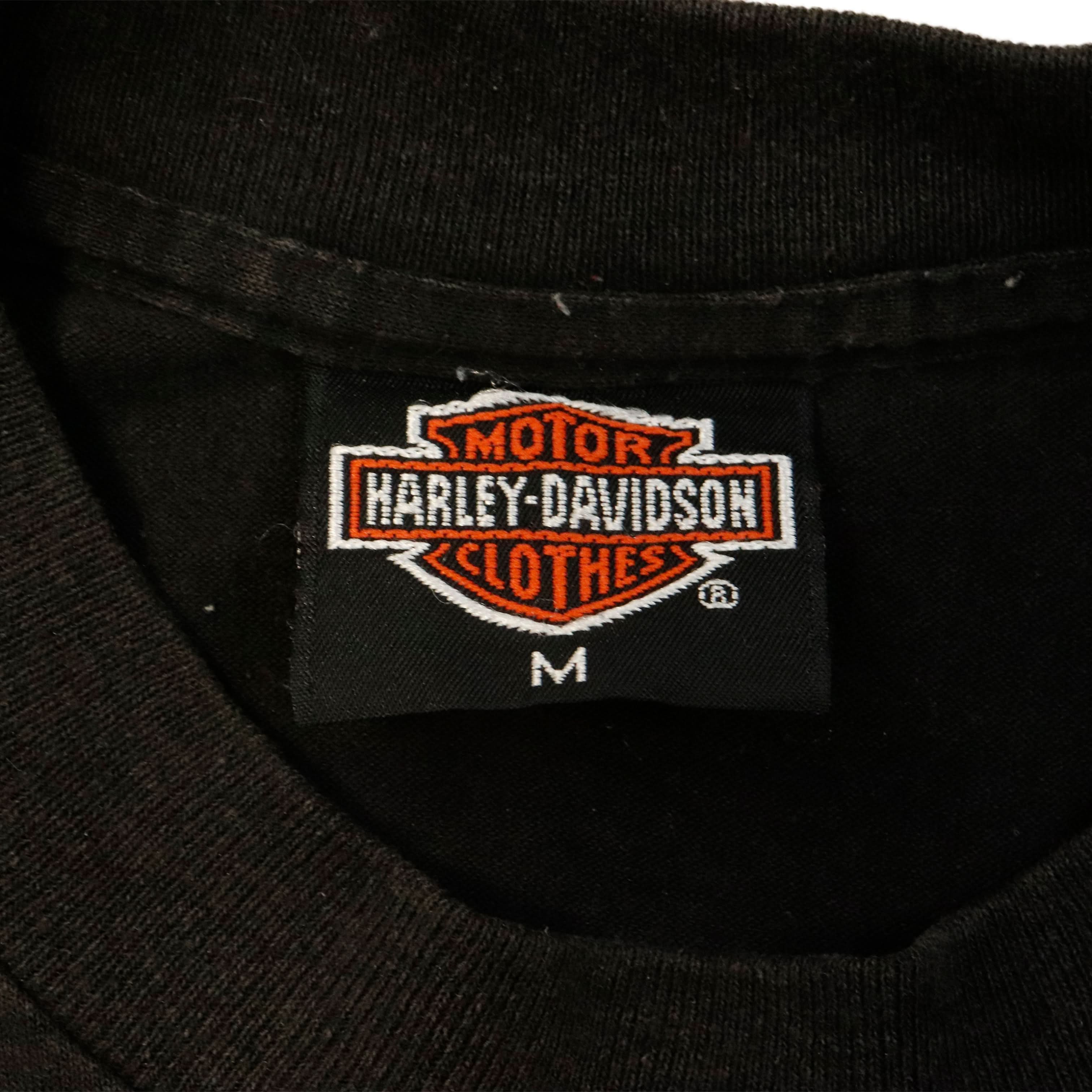 Vintage 3D Emblem 1989 Harley-Davidson Eagle Graphic T-Shirt Size M