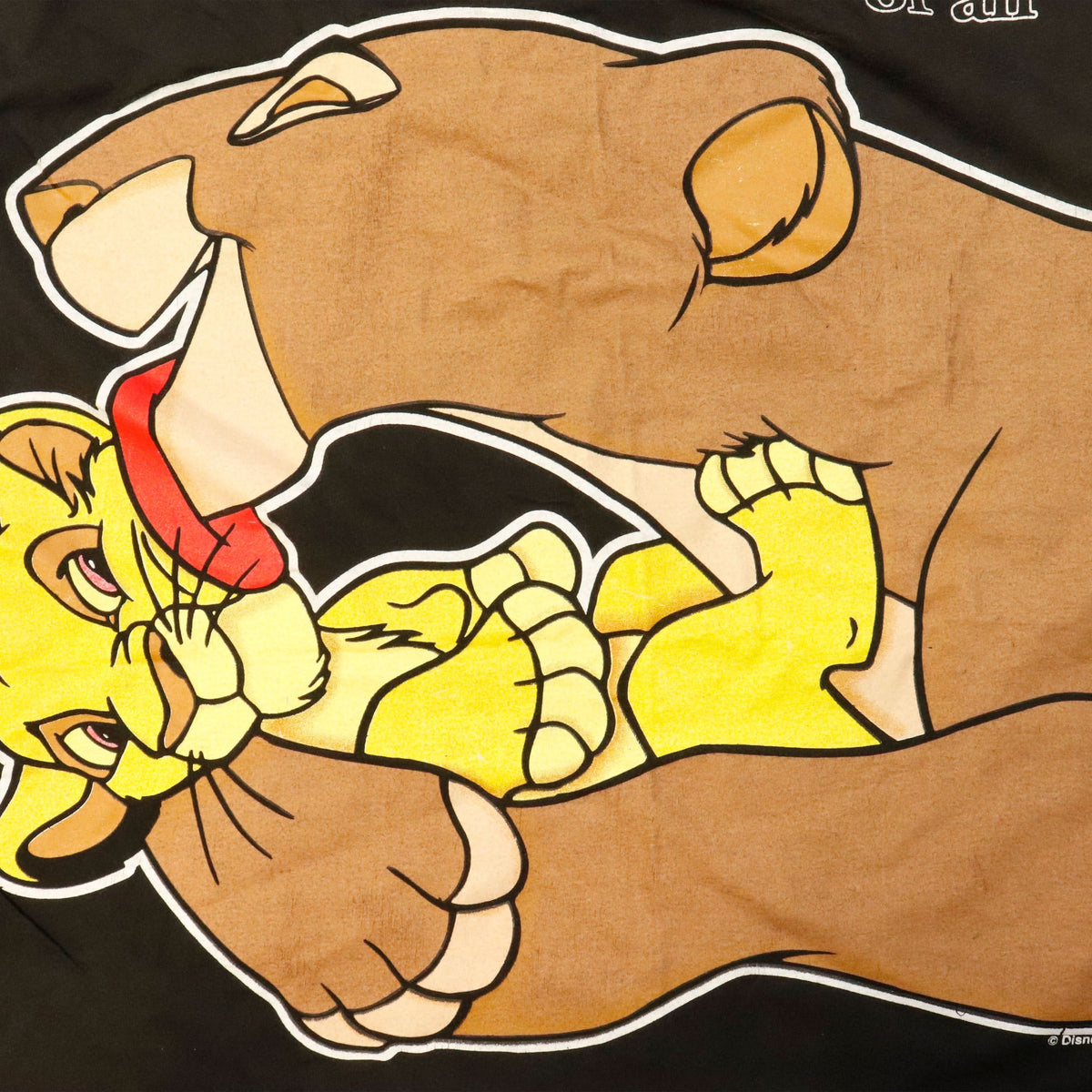 Vintage Disney The Lion King Simba Graphic T-Shirt Size OS