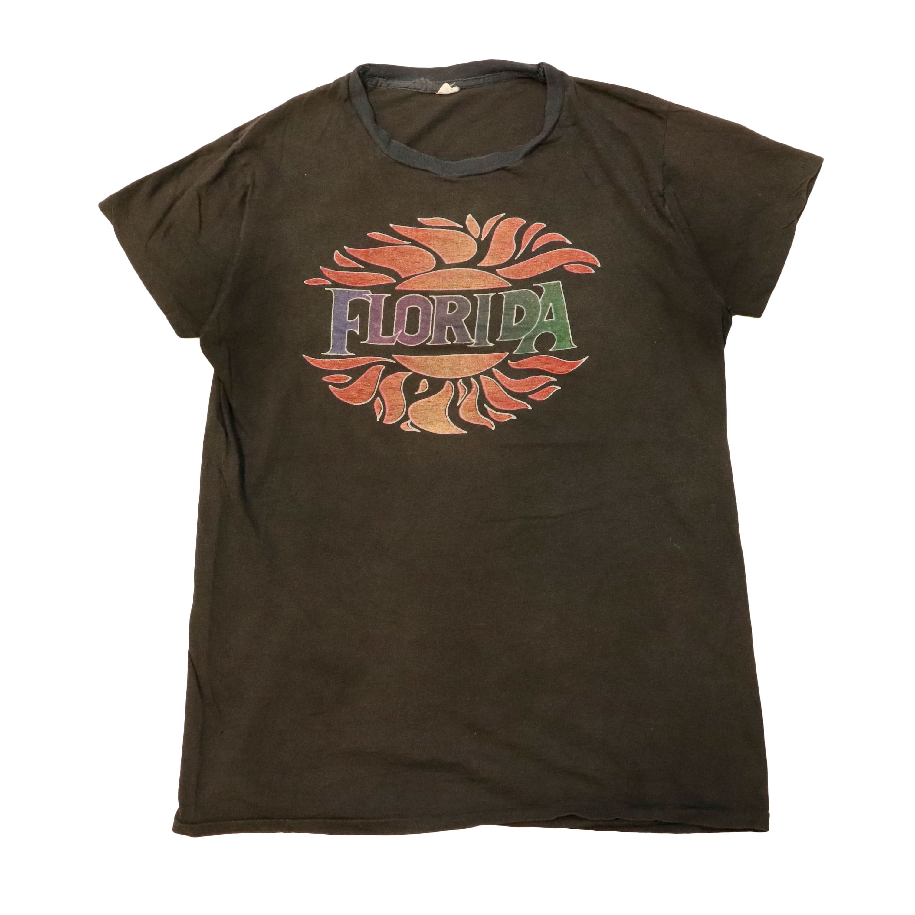 Vintage 70S Florida sun graphic t-shirt Size XL