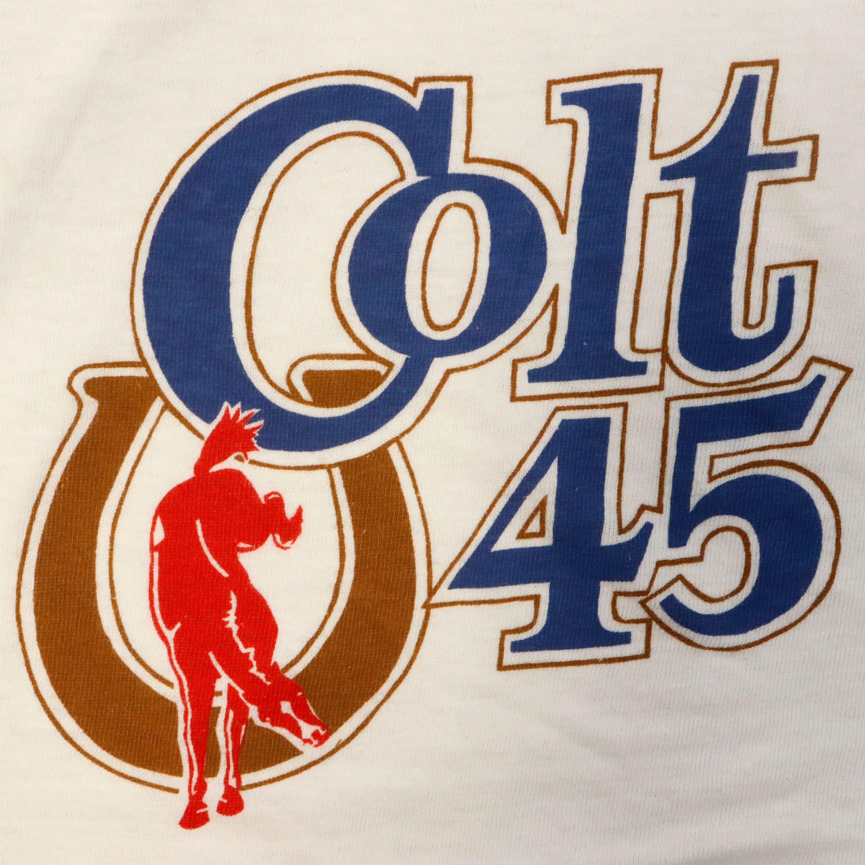 Vintage 70s Colt #45 Beer Malt Liquor Graphic T-Shirt Size L