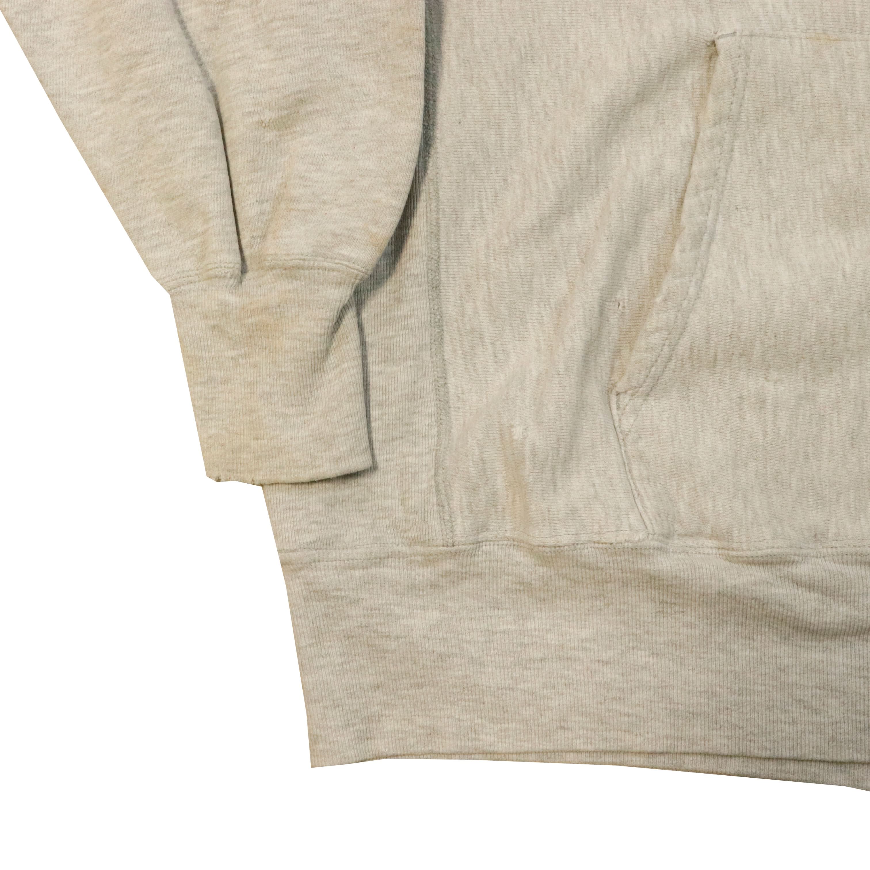 Vintage 90s Champion Wisconsin Reverse Weave Hoodie Size L Distressed
