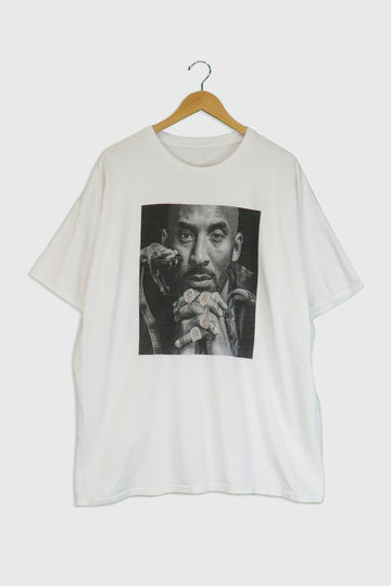 Vintage Kobe Bryant Portrait Vinyl T Shirt Sz XL