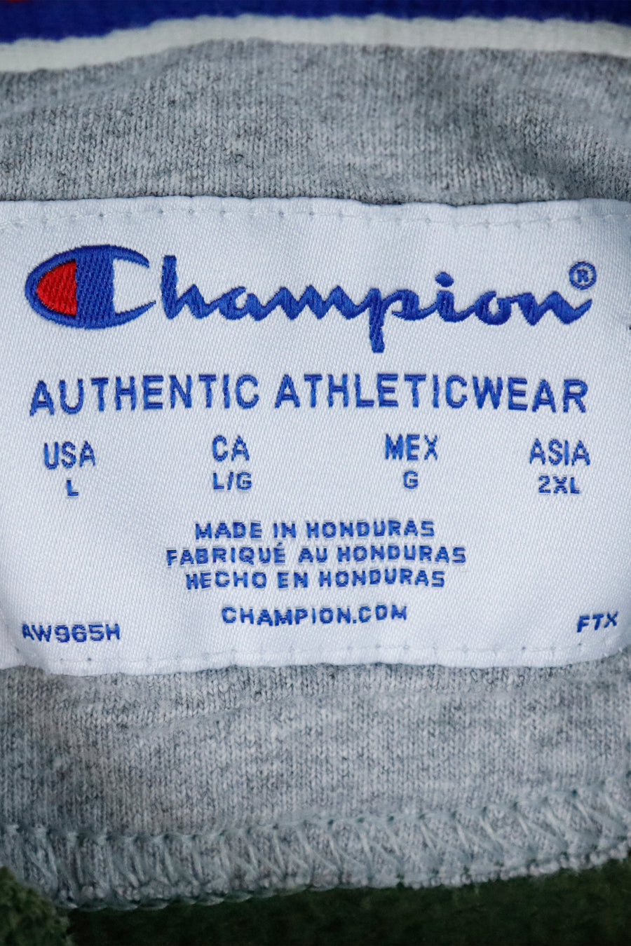 Vintage Champion Hooded Front Pocket Sweatshirt Sz L