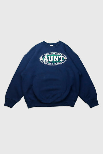 Vintage Coolest Aunt In The World Sweatshirt Sz XL