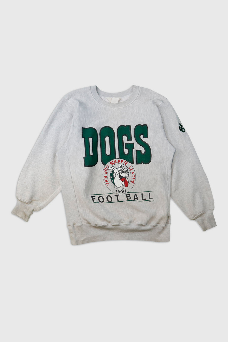 Vintage 1991 NFL Dogs Football Sweatshirt Sz L