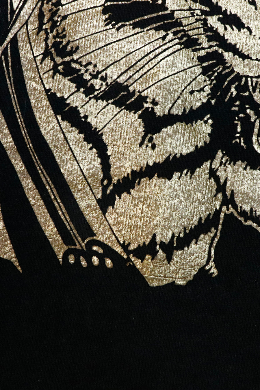 Vintage Gold Tiger Print Sweatshirt