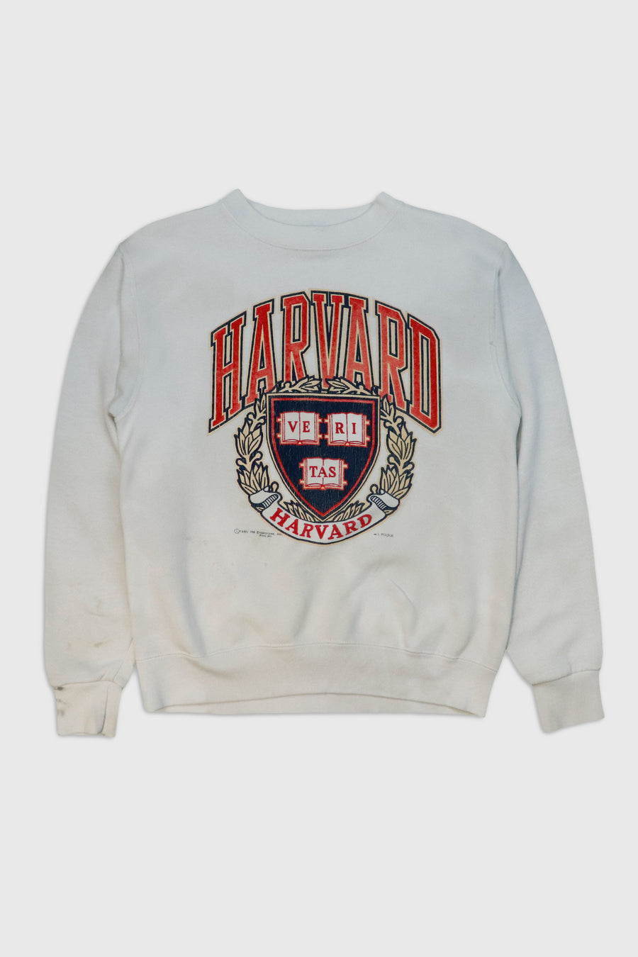 Vintage 1989 Harvard Veritas Sweatshirt