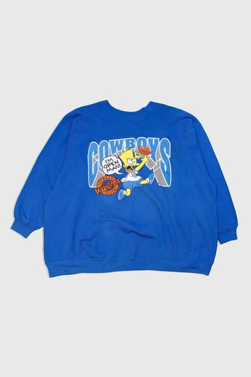 Vintage NFL Cowboys Bart Simpson Sweatshirt