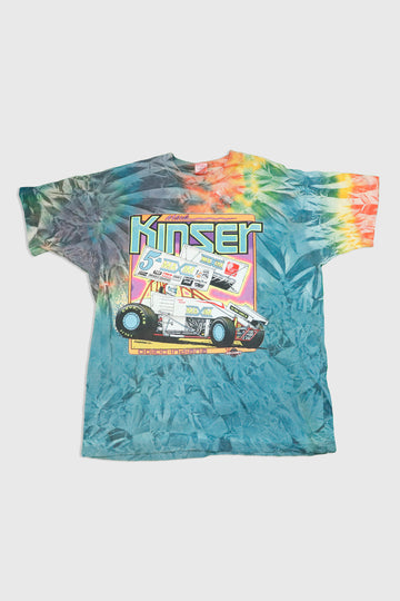 Vintage Nascar Mark Kinzer Tie Dye T Shirt