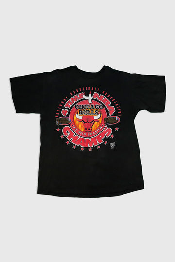 Vintage NBA 72 Win Season Chicago Bulls T Shirt