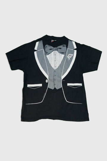 Vintage Dress Shirt And Bow Tie T Shirt