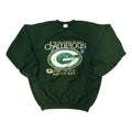 Vintage 2002 Gildan Packers Champions Green Crewneck Size L R 
