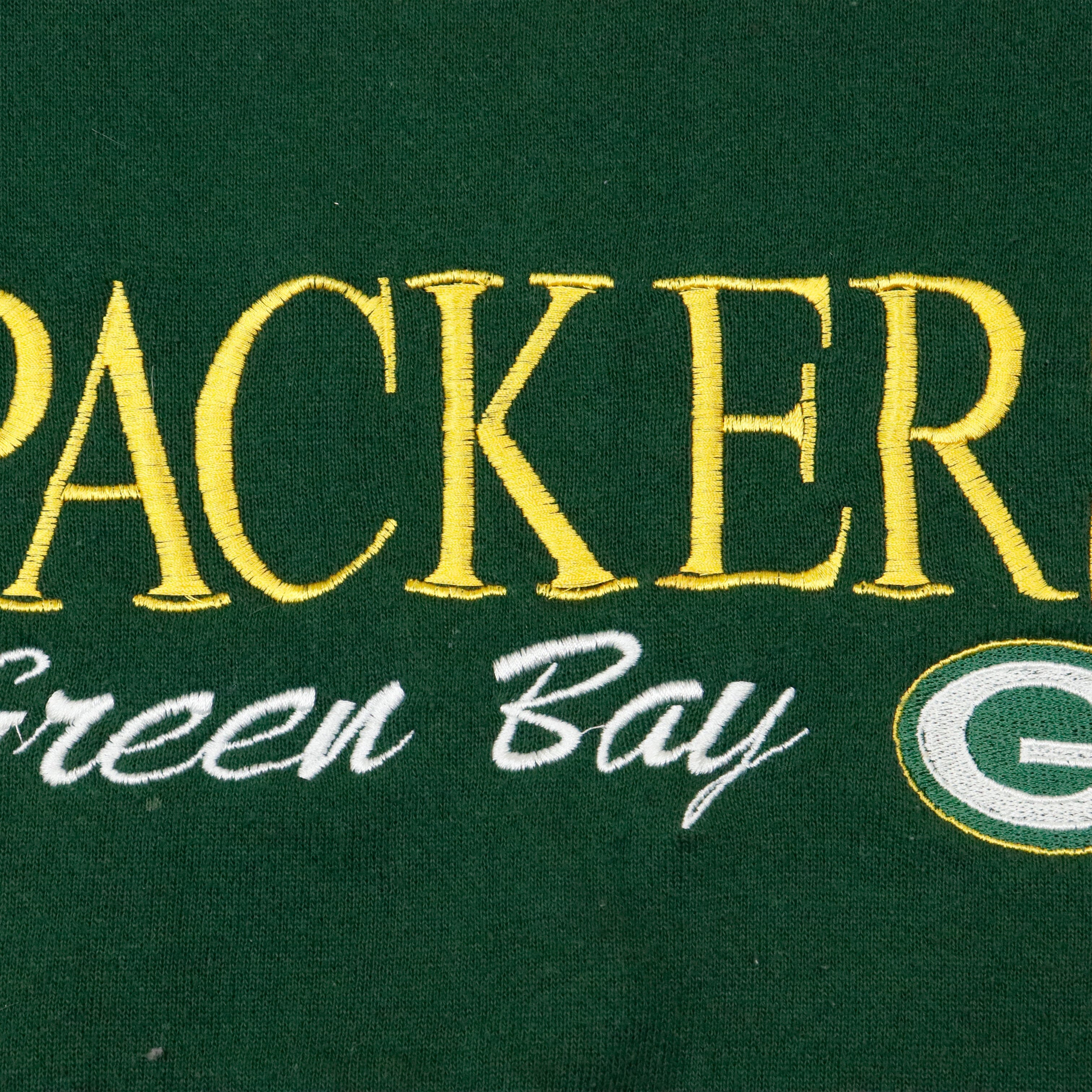 Vintage 7 Logo Packers Green Crewneck Size L Logo 7 