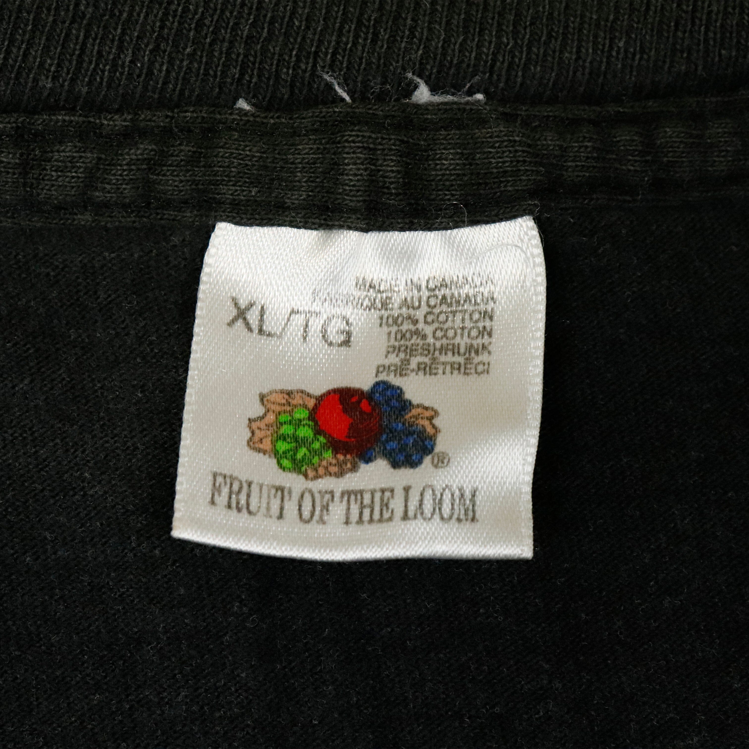 Vintage 90s Pablo Abstract Face Graphic Computer Program T-Shirt Size XL Fruit of the Loom 