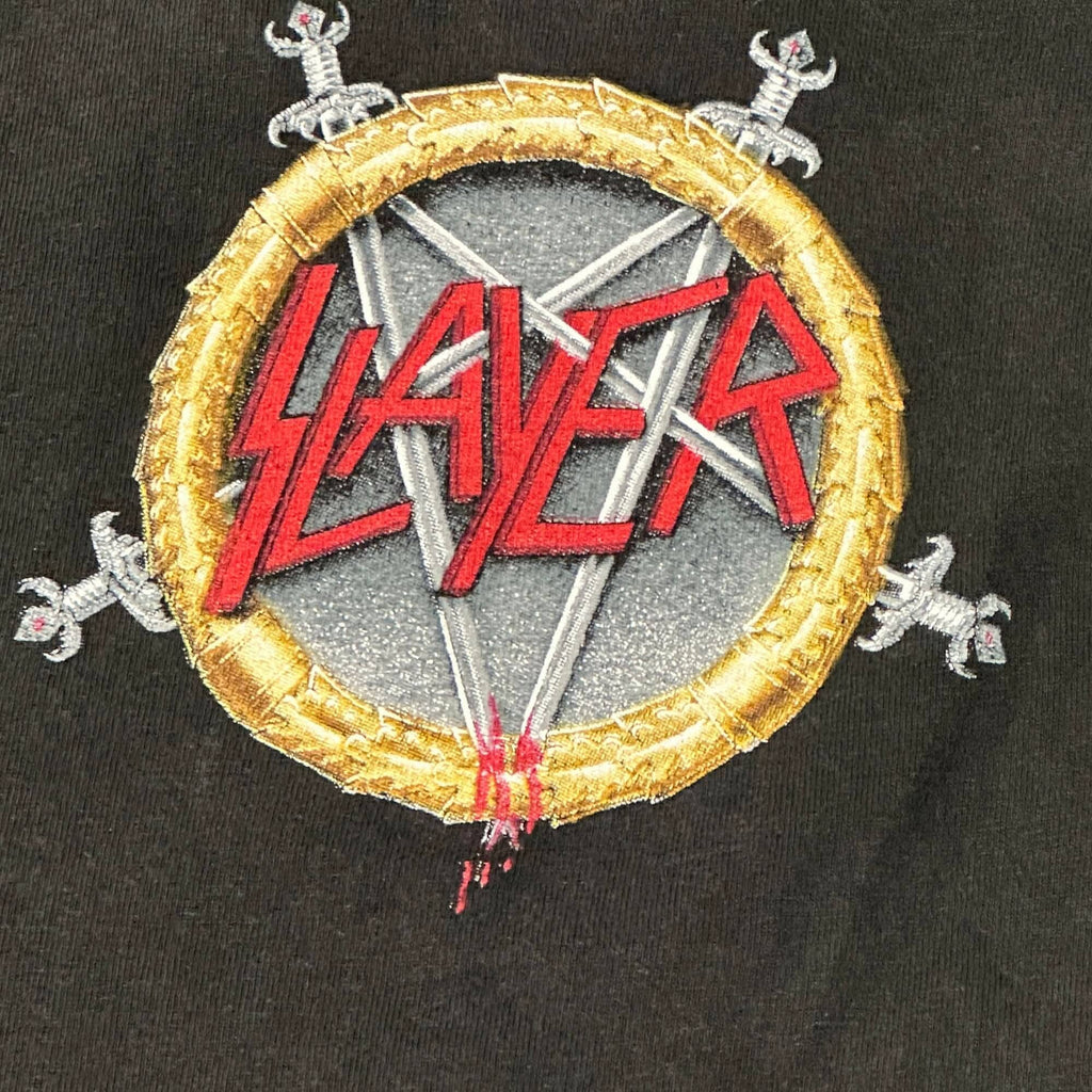 Vintage Artimonde Slayer Eagle Graphic T-Shirt Size S FAIF.CA 