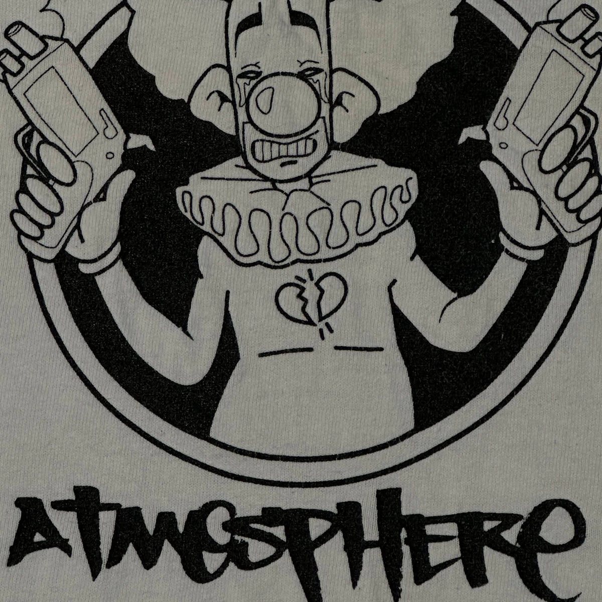 Vintage Atmosphere Rap Sad Clown Graphic T-Shirt Size XL FAIF.CA 
