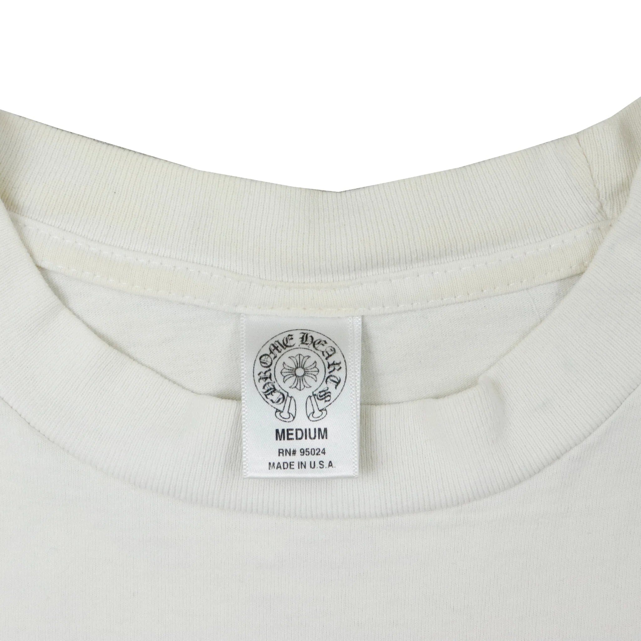 Vintage Chrome Hearts White T-Shirt Size M Chrome Hearts 