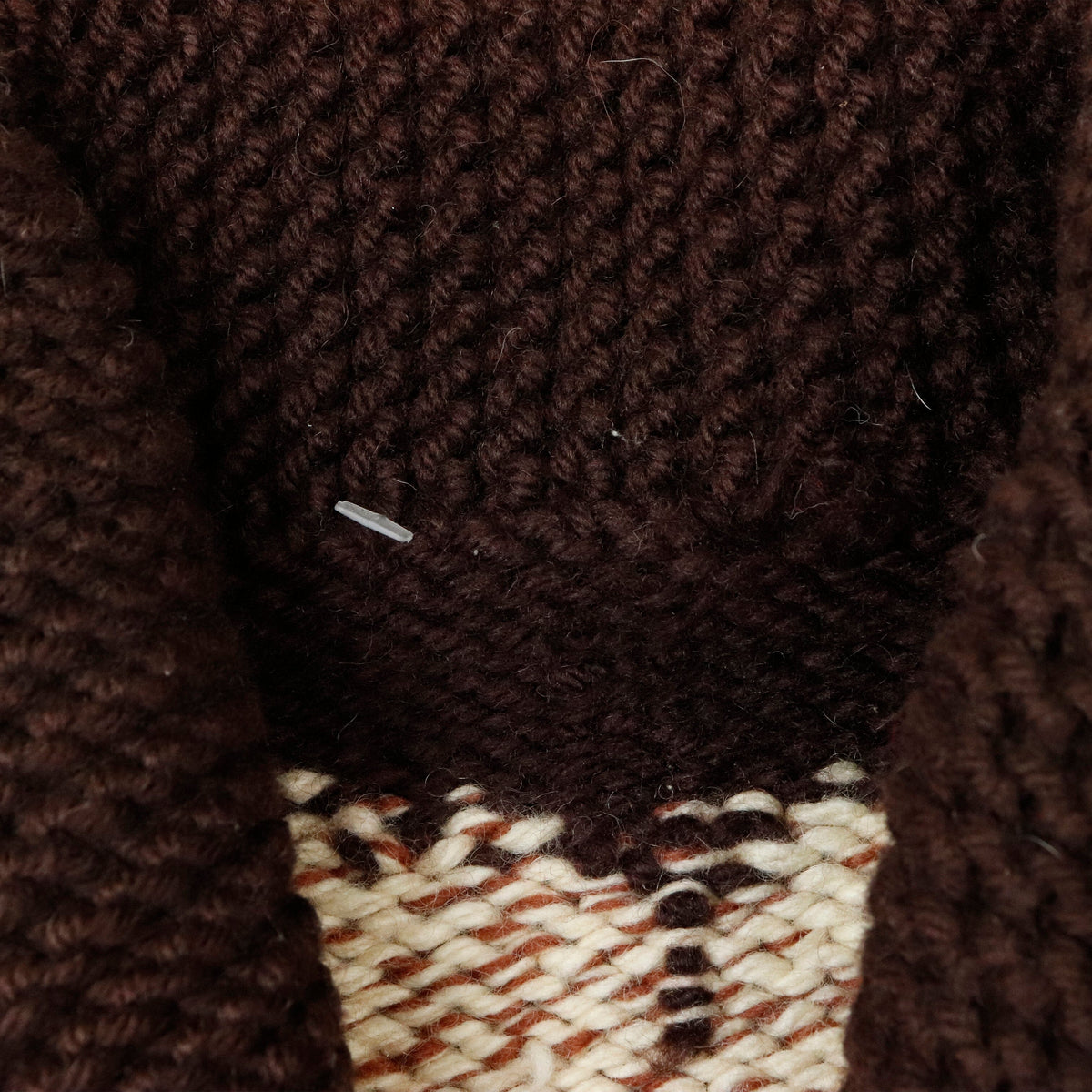 Vintage Eagle Cowichan Brown Red Knit Sweater Other 