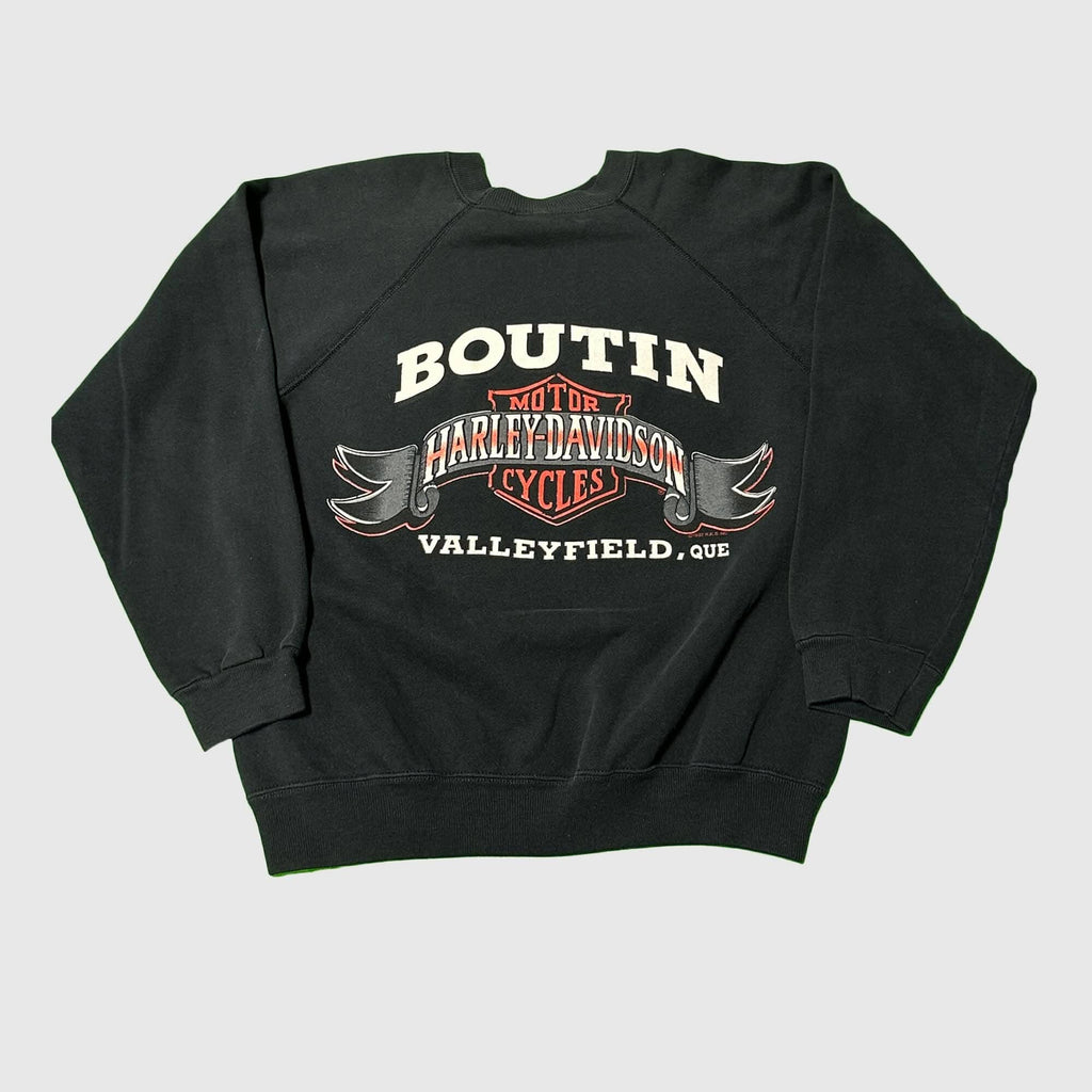 Vintage Harley-Davidson Running with the Pack Wolf Graphic Sweatshirt Size L FAIF.CA 