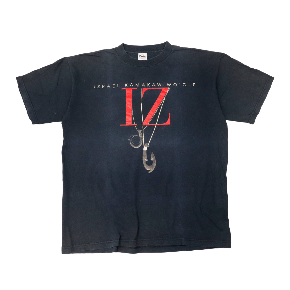 Vintage Israel Kamakawiwo'ole Bruddah Iz Graphic T-Shirt Size XL Hawaiian Legend M 