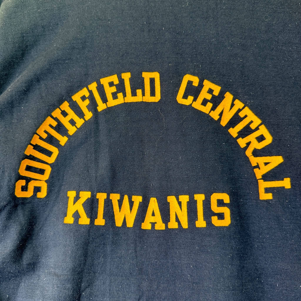 Vintage Kiwanis International Velva Sheen Football T Shirt 70s - M T-Shirt OTHER 