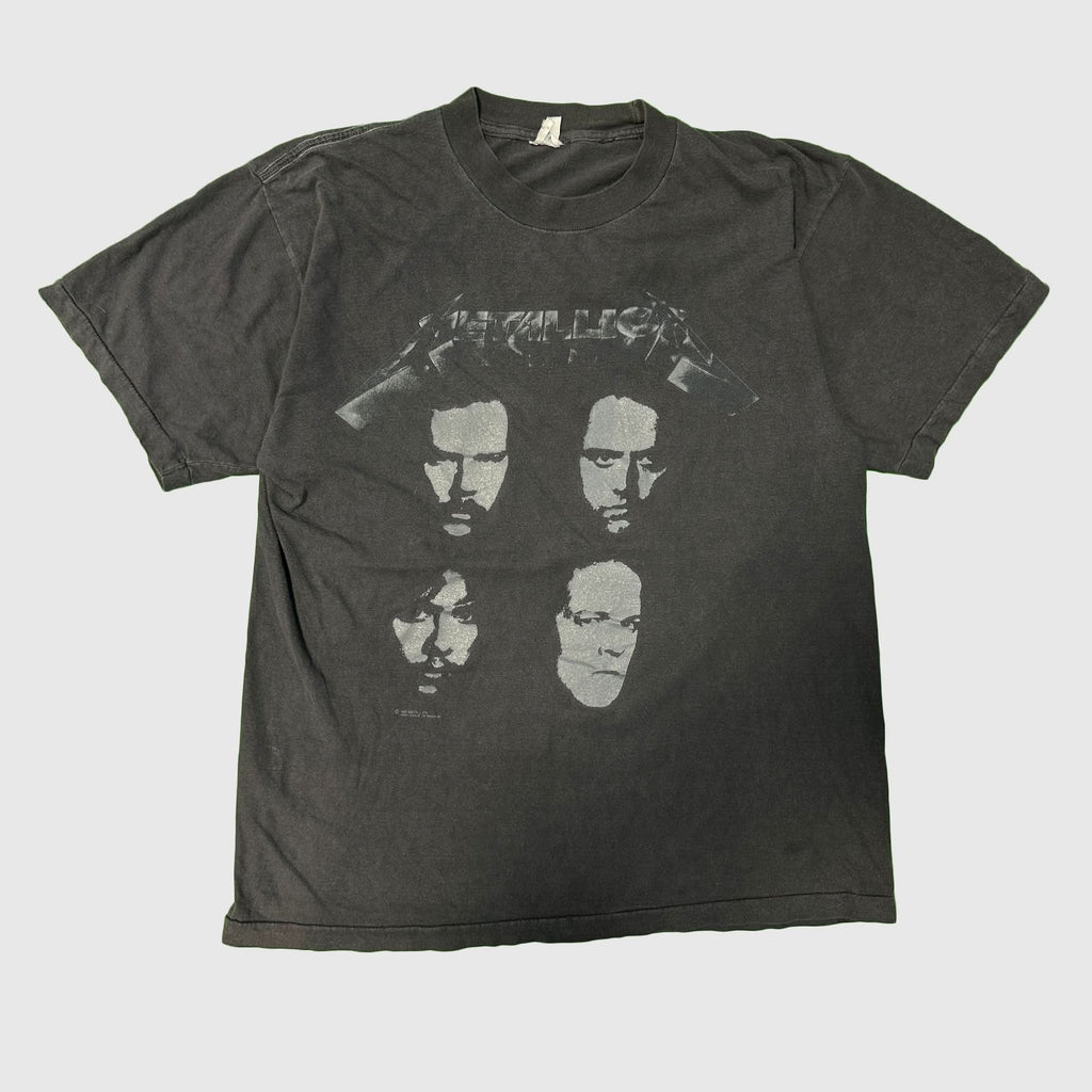 Vintage Metallica 1991 European Tour Graphic T-Shirt Size L FAIF.CA 