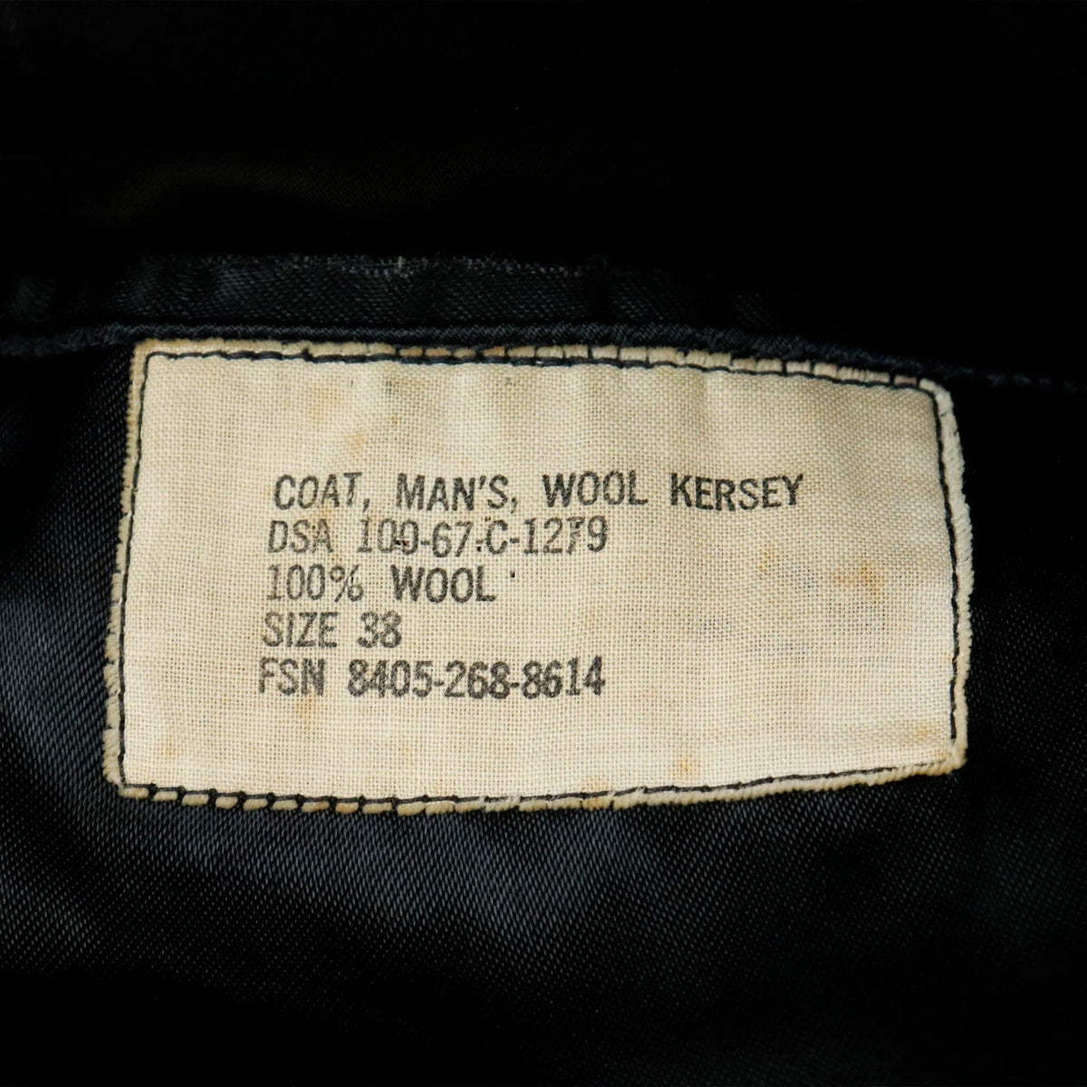 Vintage Navy Pea Caot Wool Jacket Millitary 60s 70s Other 